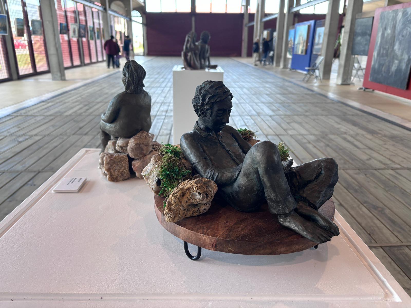 Nueva exposición de la Asociación de Pintores del Bierzo. | JAVIER FERNÁNDEZ