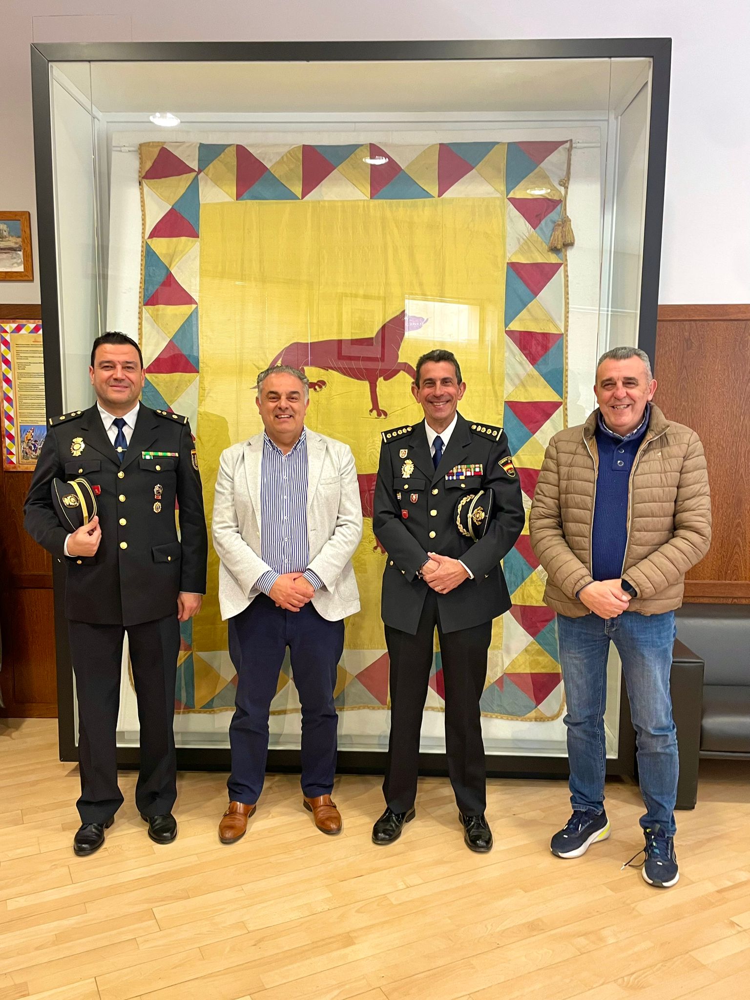 Hugo Valcarce, José Luis Nieto, Miguel Ángel del Diego y Ángel Iglesias. | L.N.C. Hugo Valcarce, José Luis Nieto, Miguel Ángel del Diego y Ángel Iglesias. | L.N.C.