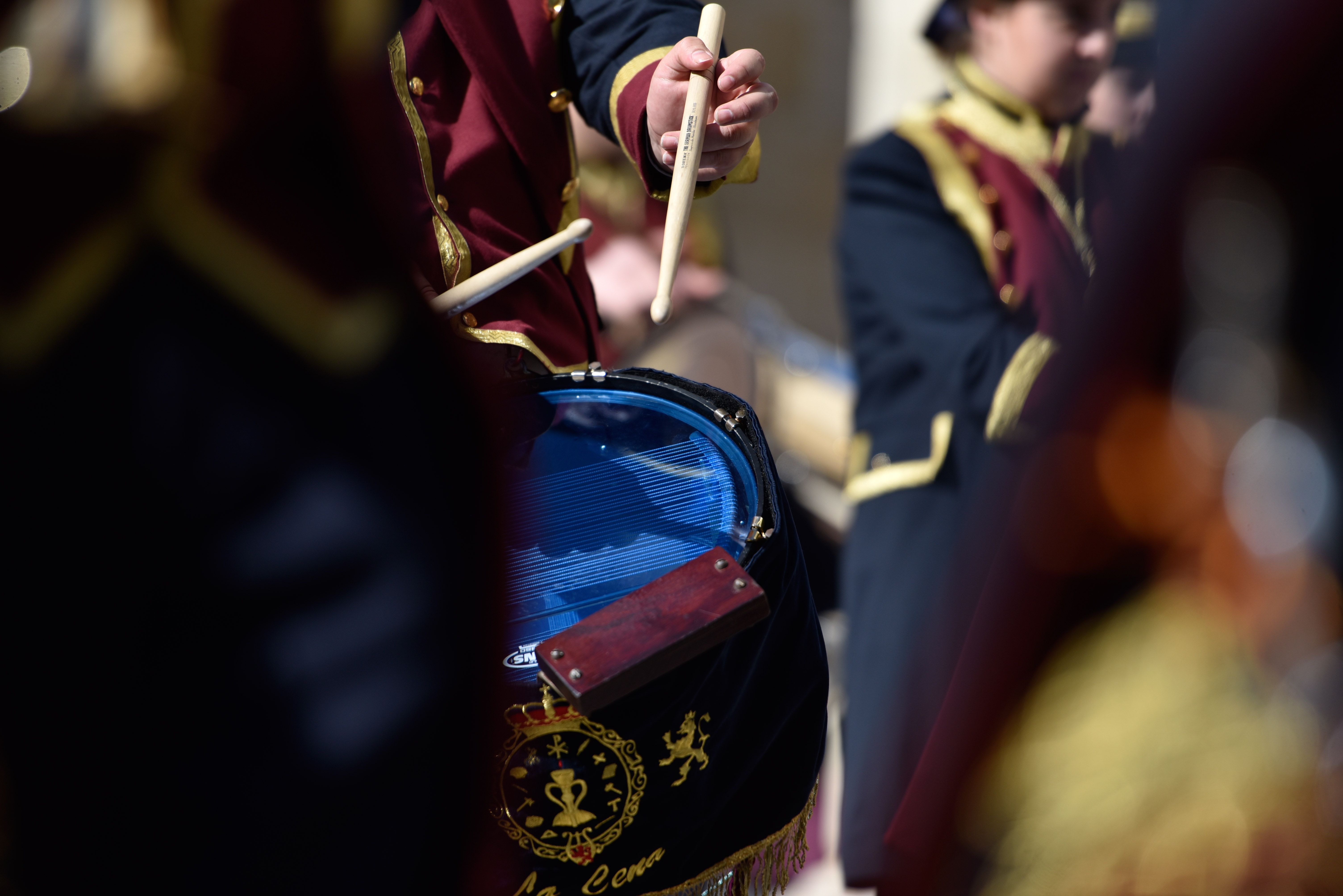 Los músicos de La Cena en su última Semana Santa, en 2019. | SAÚL ARÉN