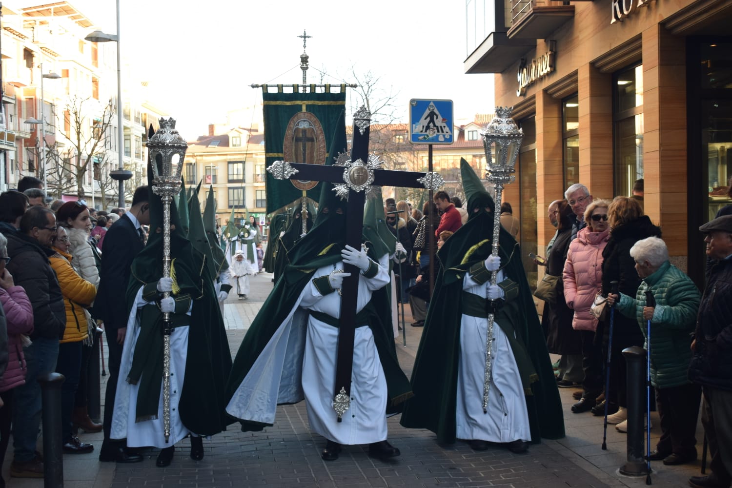 Vía crucis procesional de Astorga. | ALEJANDRO RODRÍGUEZ