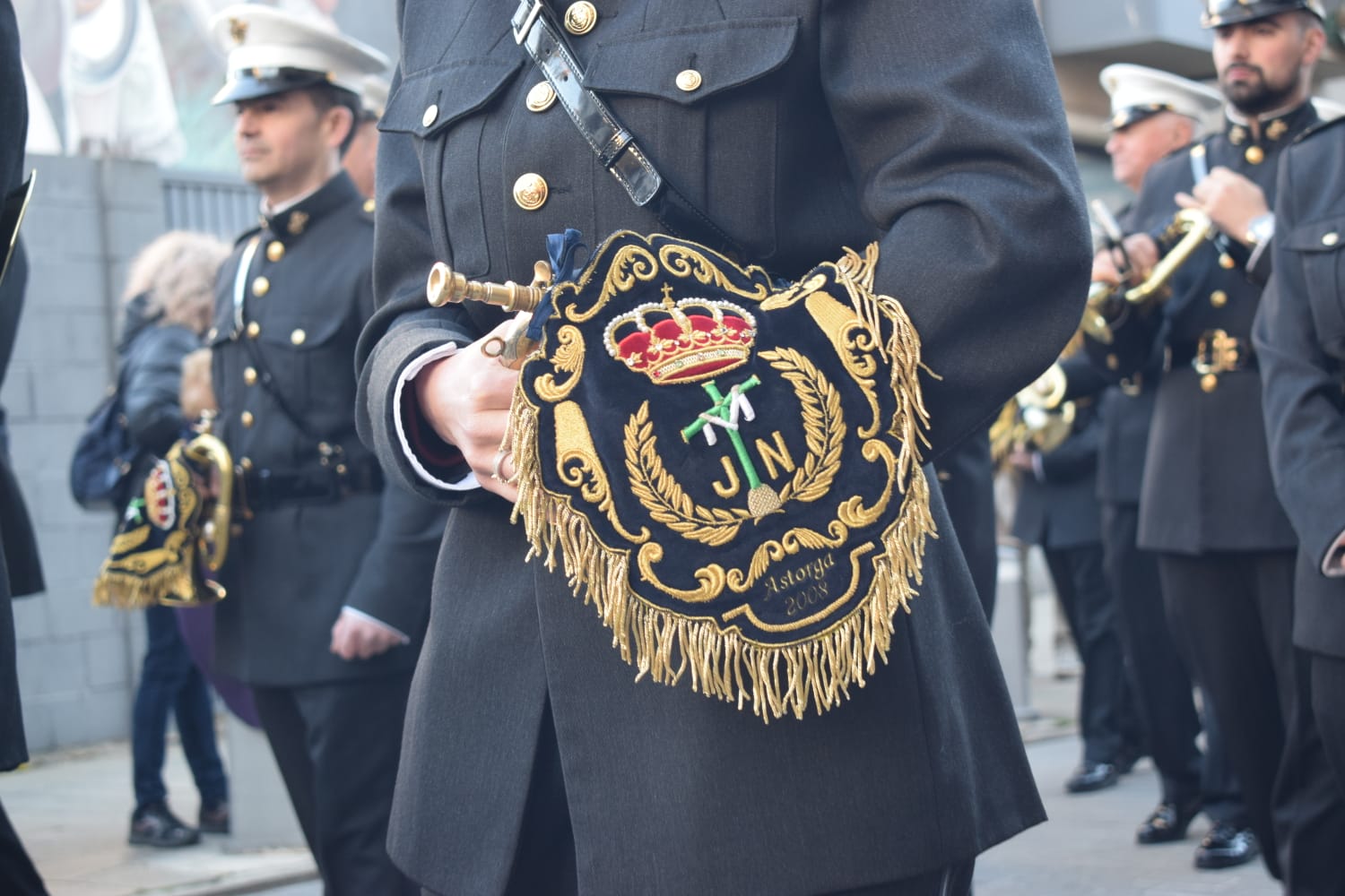Vía crucis procesional de Astorga. | ALEJANDRO RODRÍGUEZ