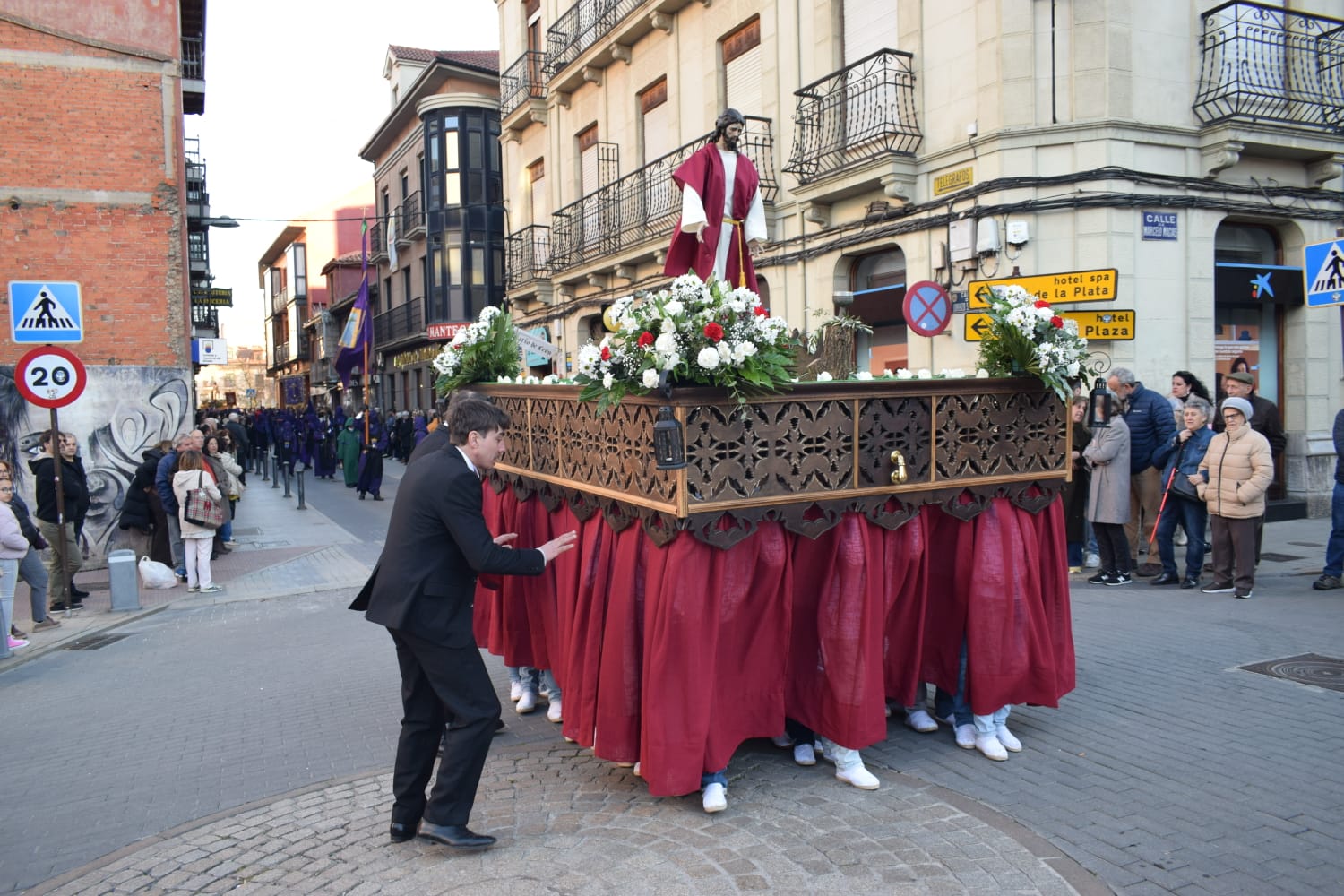 Vía crucis procesional de Astorga. | ALEJANDRO RODRÍGUEZ