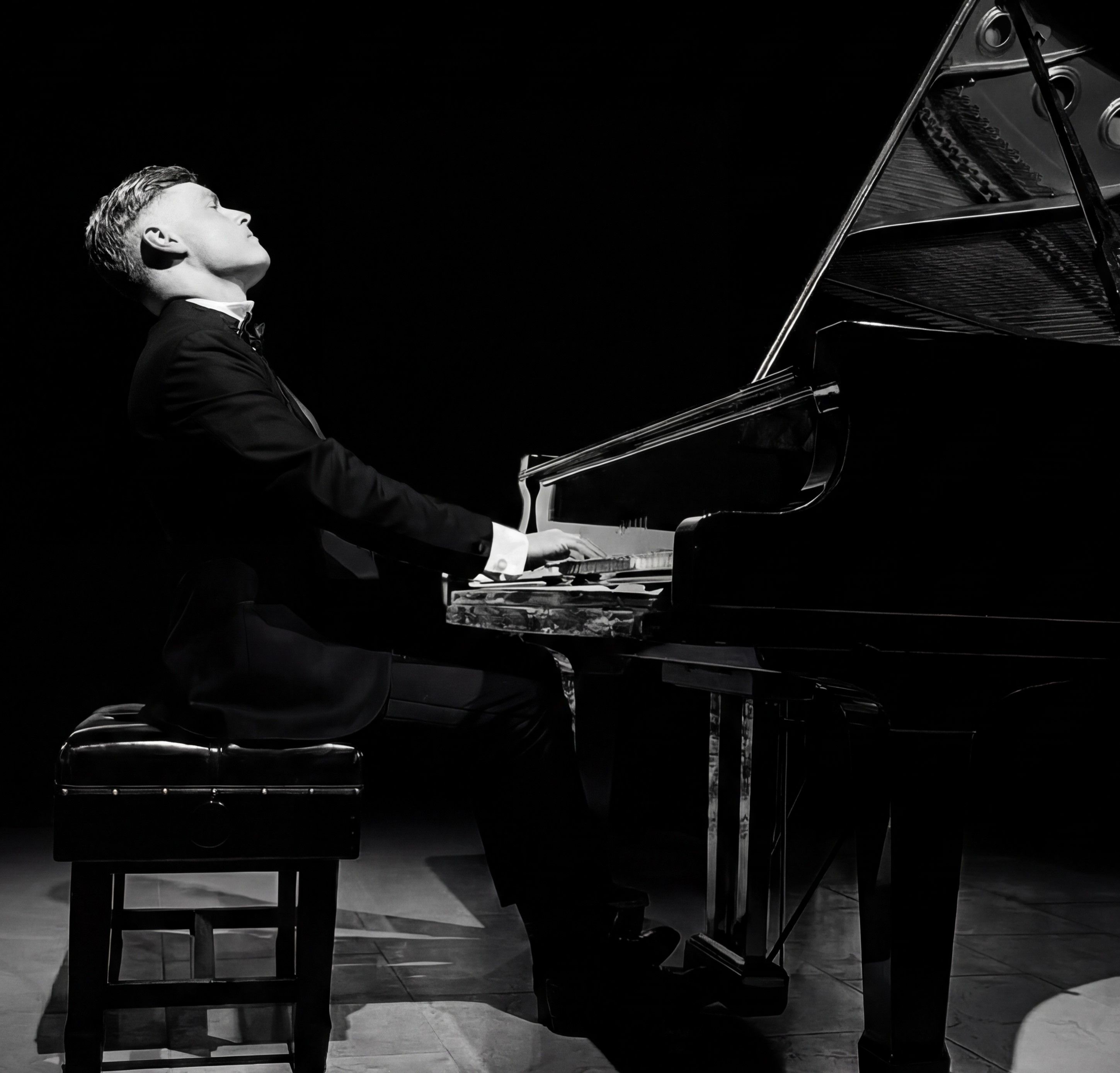 Pianista Juan Rezzuto en un concierto.
