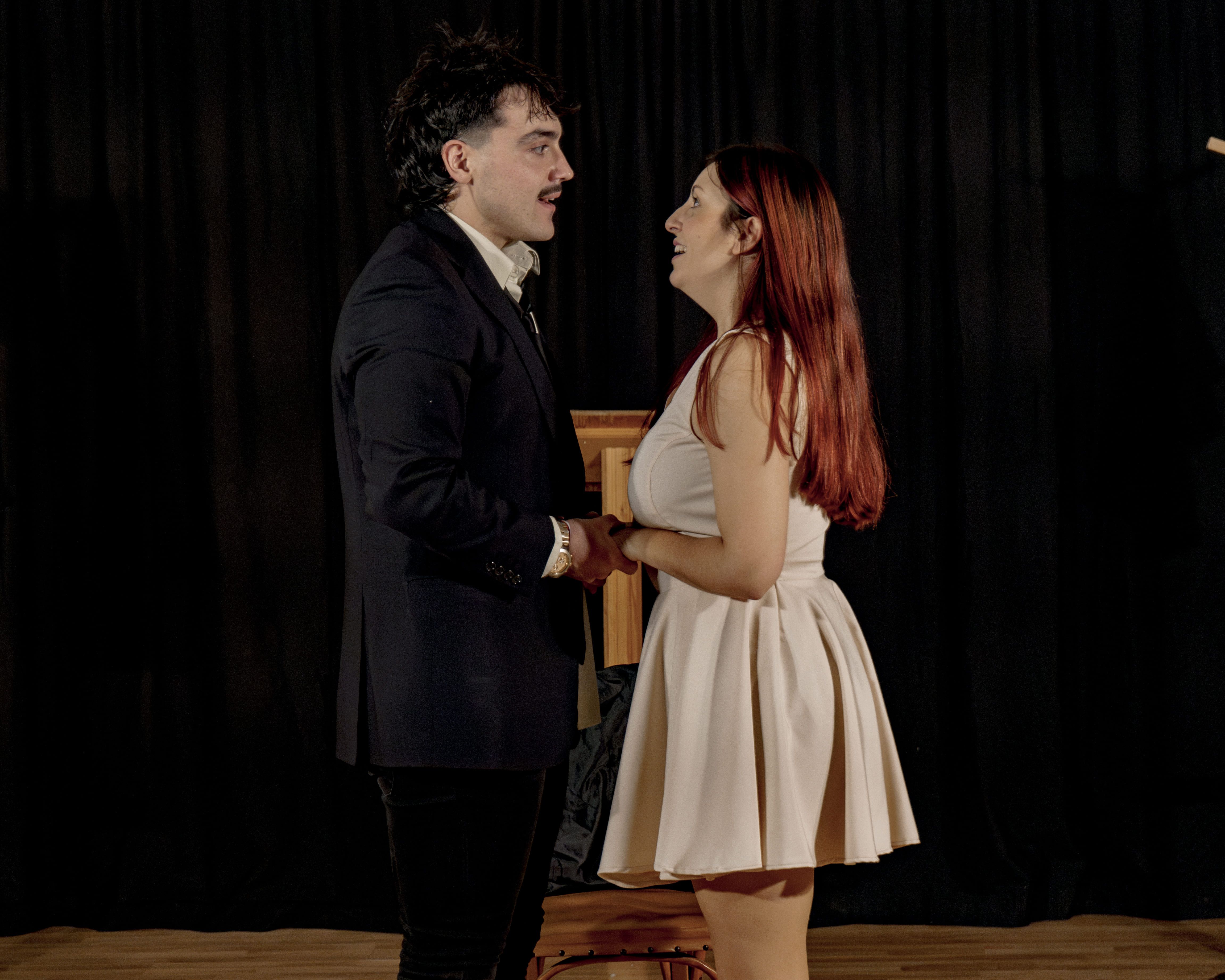 Un instante de la obra de teatro ‘El experimento de la manzana’. | L.N.C.