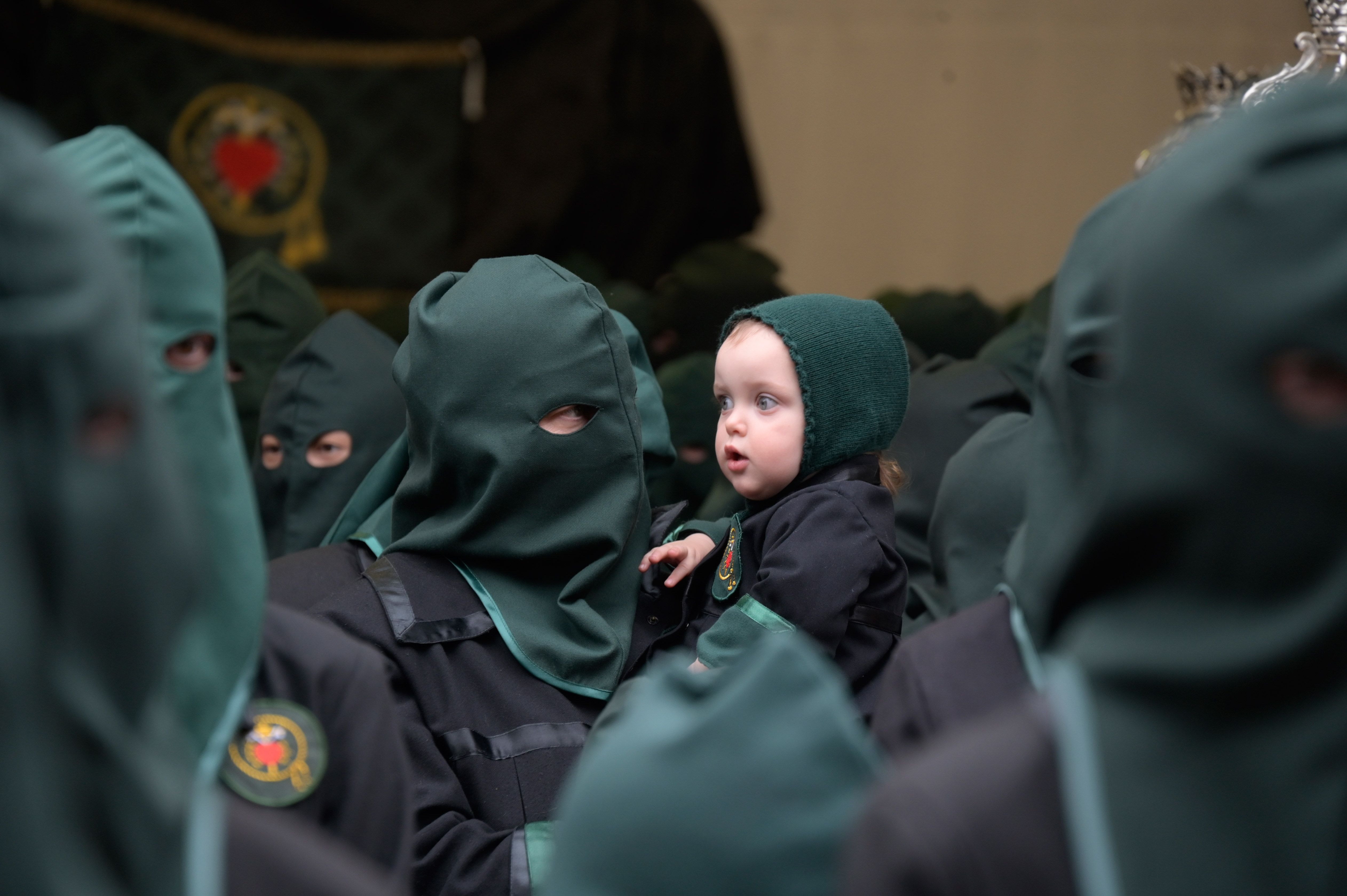 Un instante de la procesión de María del Dulce Nombre. |MAURICIO PEÑA