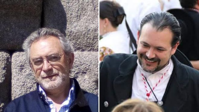 José Antonio Gago Martín y Francisco José Turrillo Moraga, ganadores del XIV Certamen Genariano de Versos Burlescos. CEDIDA