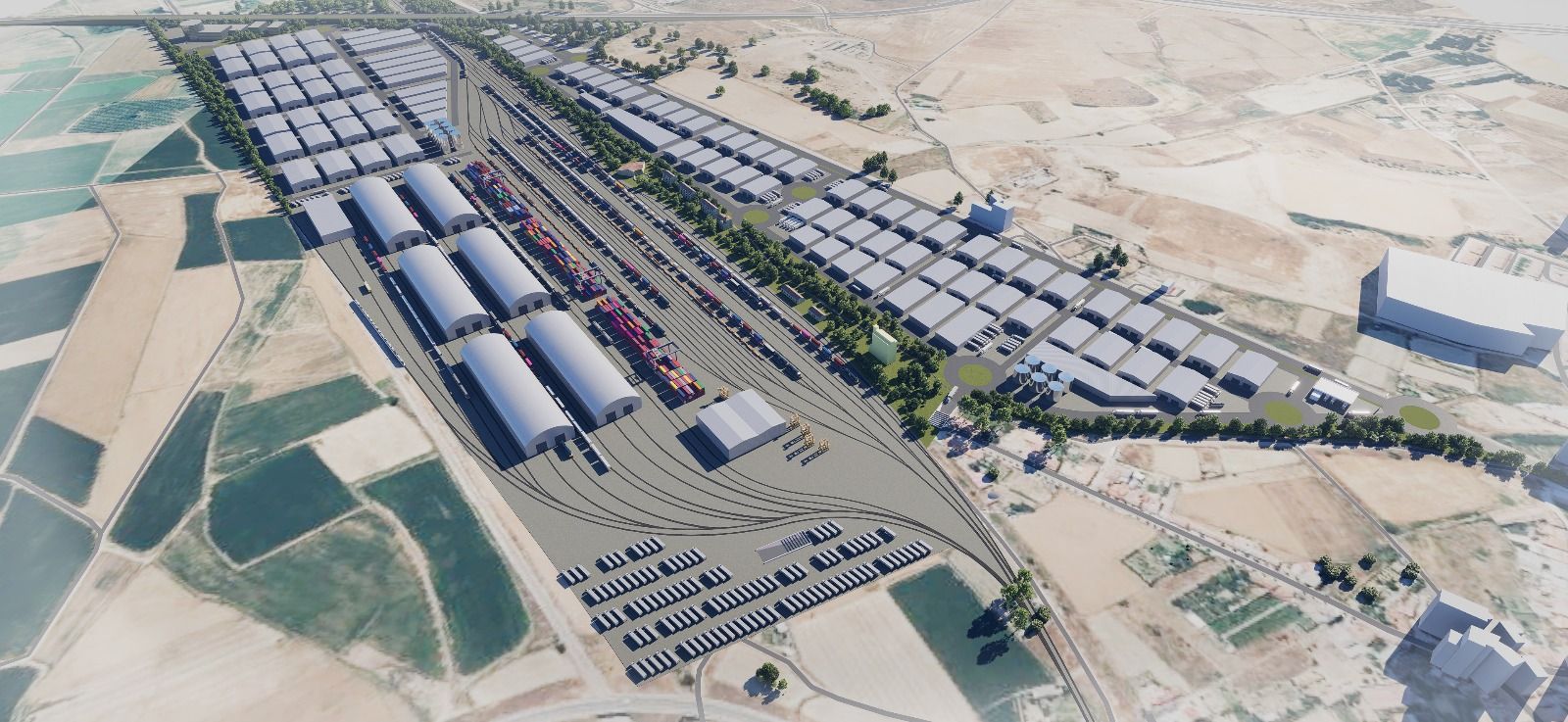 Infografía del área logística e industrial planteada en Astorga. | L.N.C. Infografía del área logística e industrial planteada en Astorga. | L.N.C.