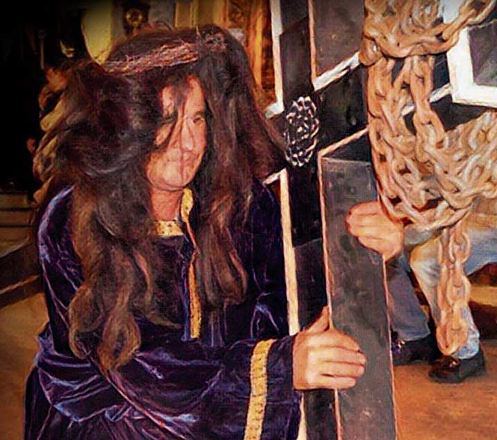 El cartel de este año, con Toñín, el padre de Mariano