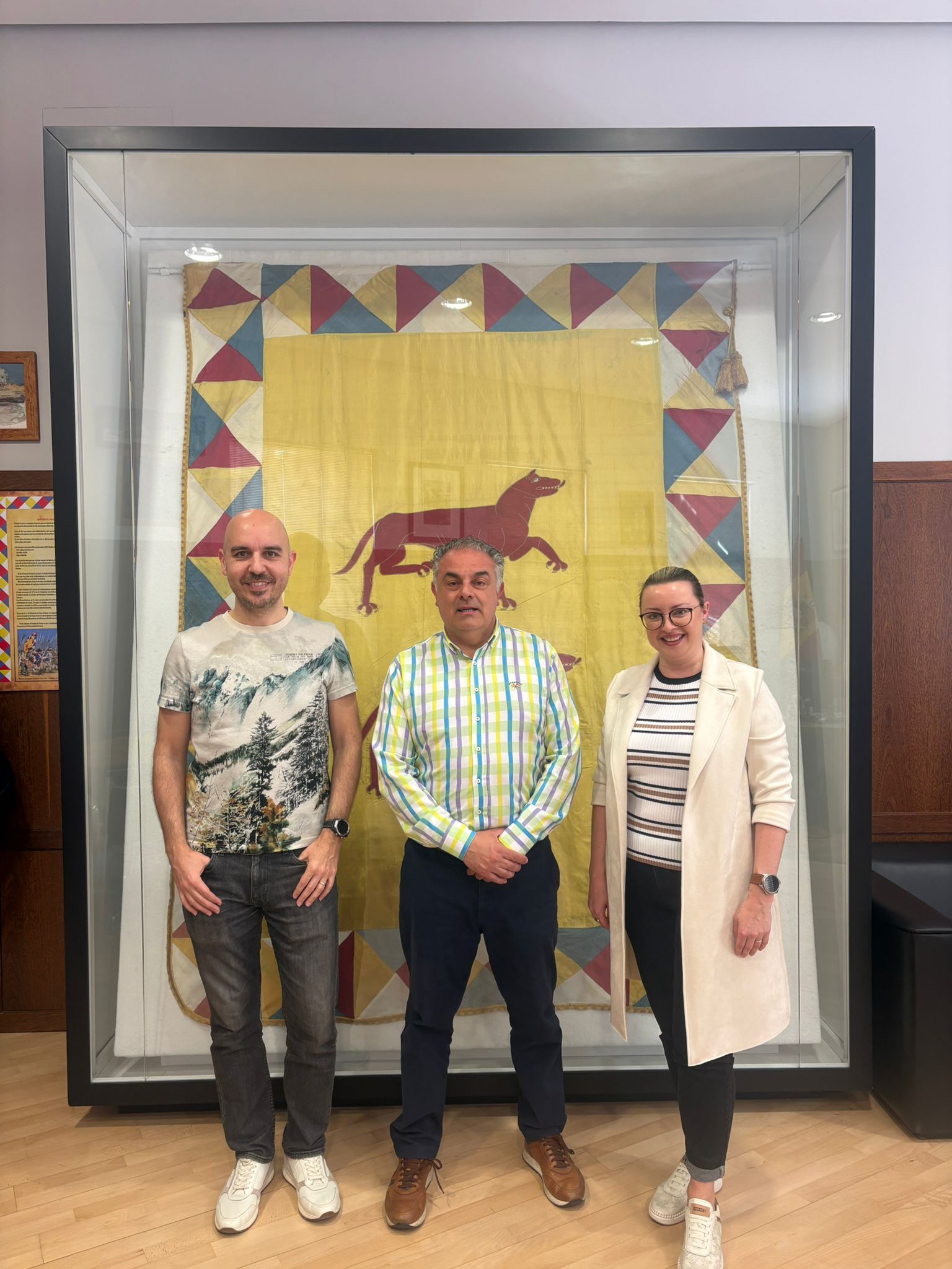 Víctor Alonso y José Luis Nieto durante el encuentro. | L.N.C.