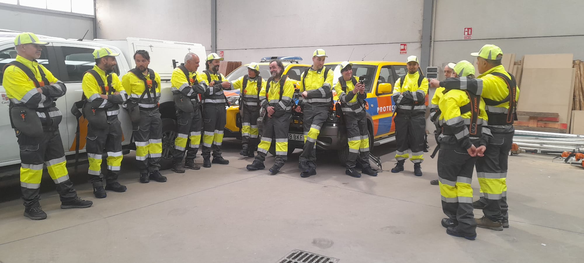 Brigadistas incorporados al Plan Montel del Consejo Comarcal. | MAR IGLESIAS