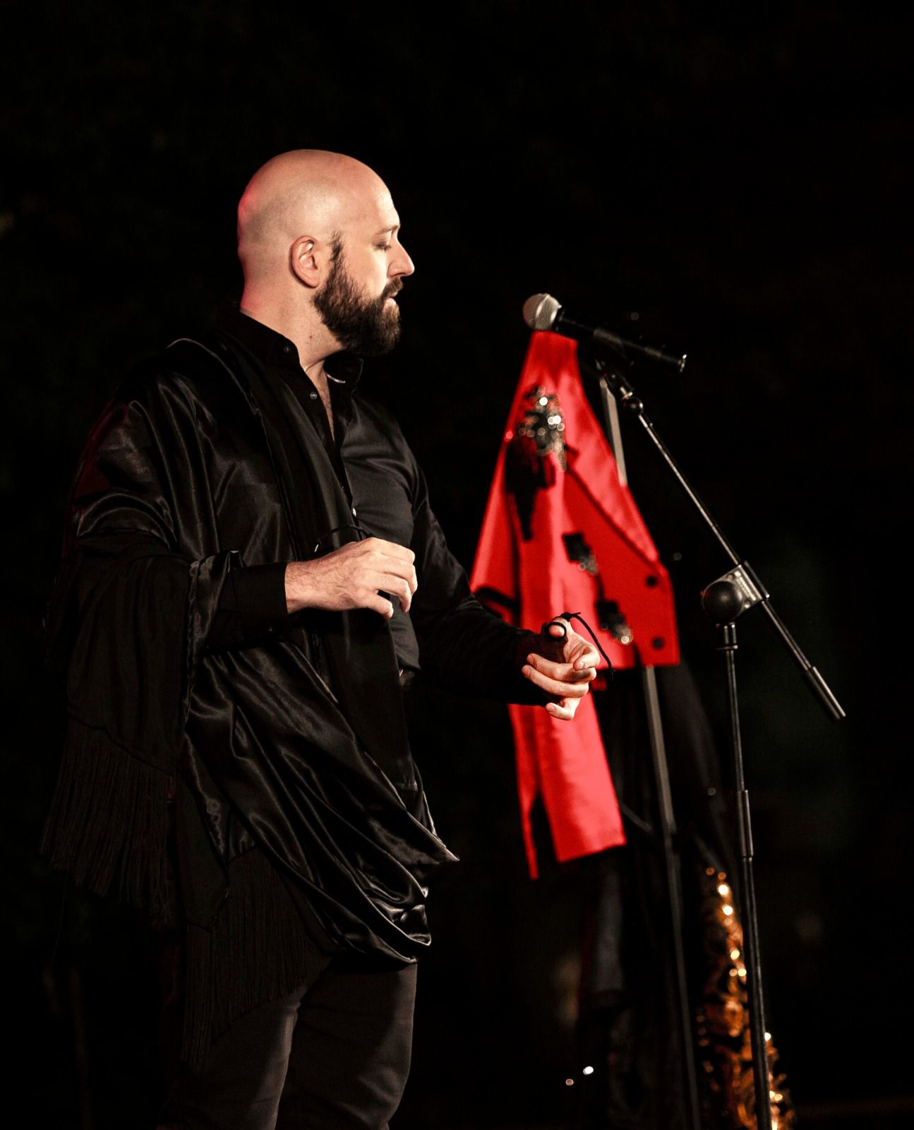 David Pérez durante una de sus actuaciones.