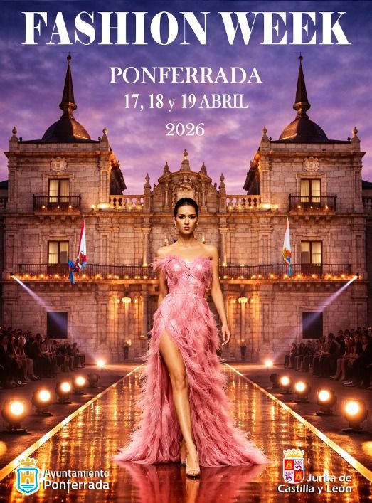 Cartel de la Semana de la Moda de Ponferrada.