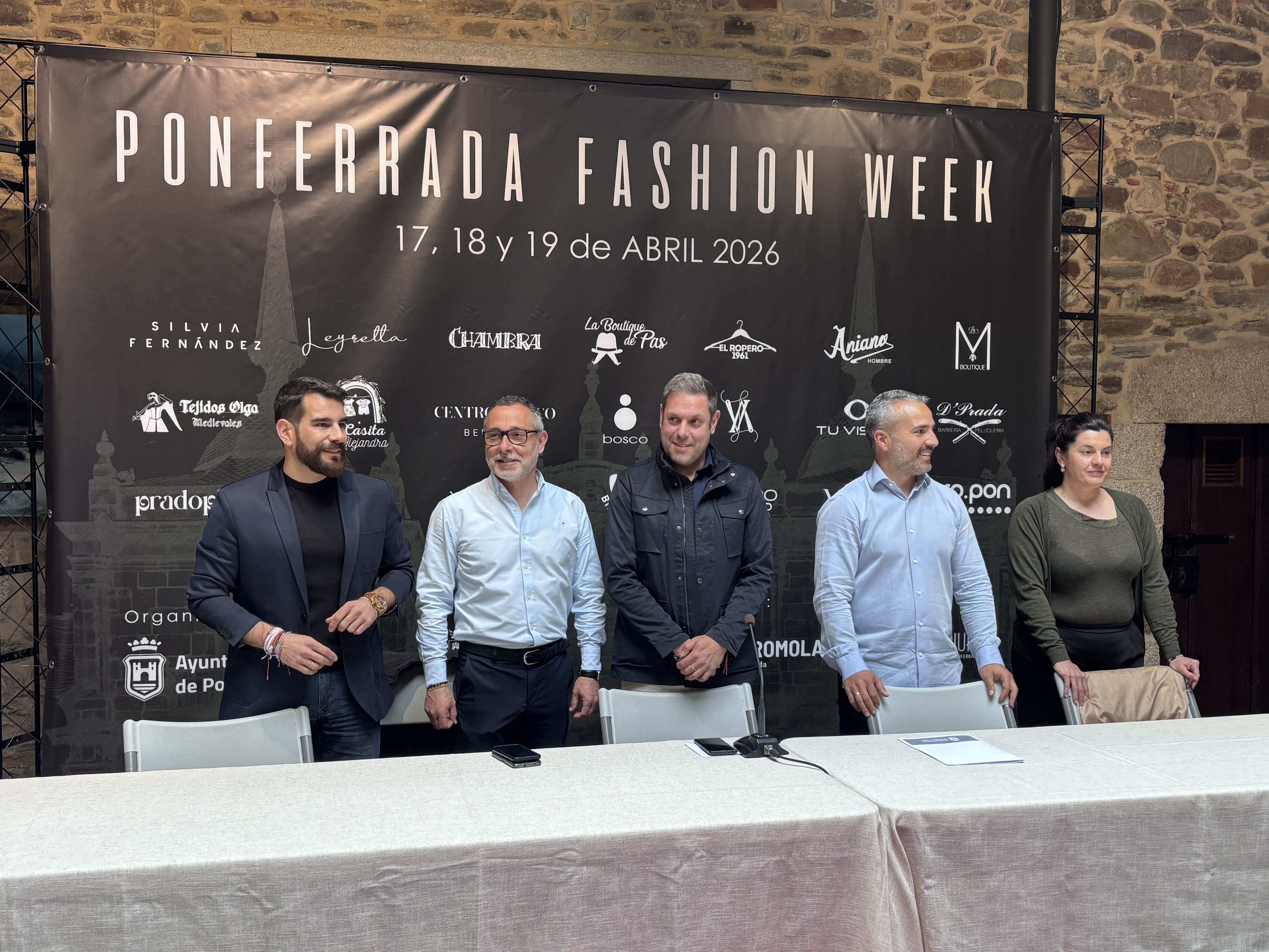 Acto de presentación de la II Semana de la Moda de Ponferrada. | JAVIER FERNÁNDEZ