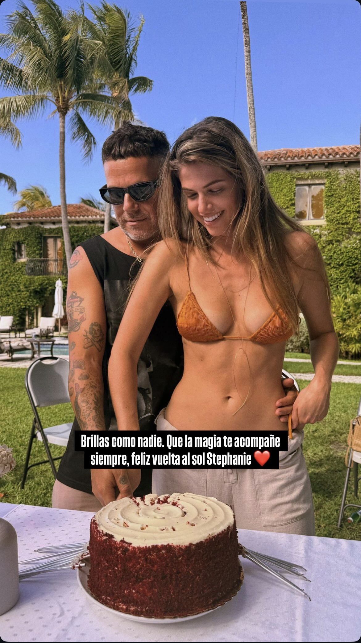 Alejandro Sanz y Stephani Cayo | INSTAGRAM ALEJANDRO SANZ