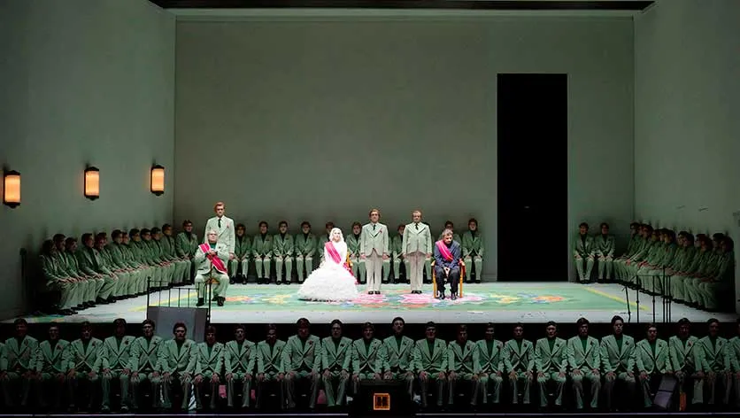 Un instante del ‘Turandot’ de Claus Guth. | CINES VAN GOGH