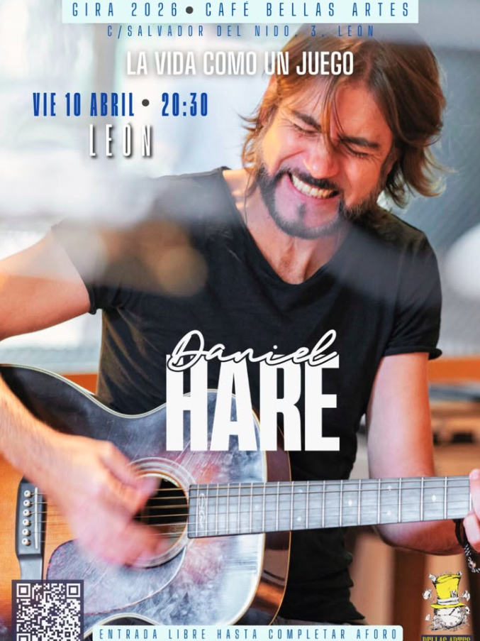 Daniel Hare actúa en el Café Bellas Artes con su último disco Daniel Hare actúa en el Café Bellas Artes con su último disco
