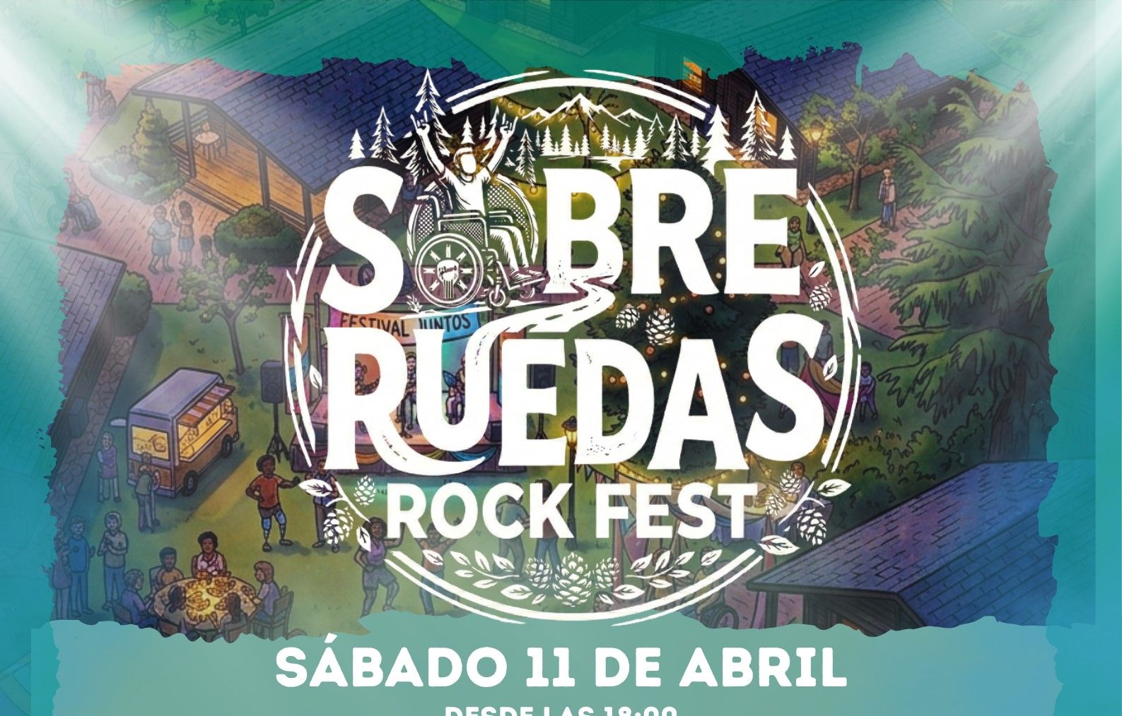 Cartel del 'Sobre Ruedas Fest'.