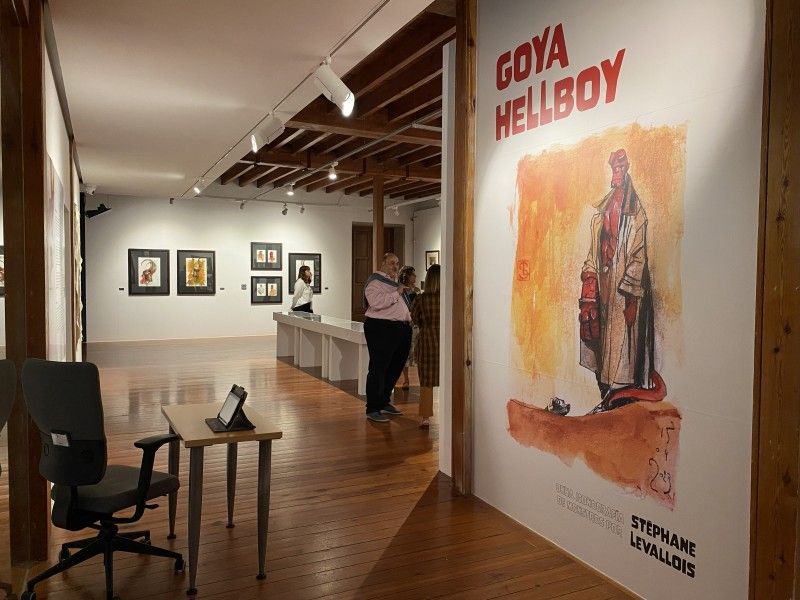 Una imagen de la exposición en Santiago de Compostela. | OBRA SOCIAL ABANCA Una imagen de la exposición en Santiago de Compostela. | OBRA SOCIAL ABANCA