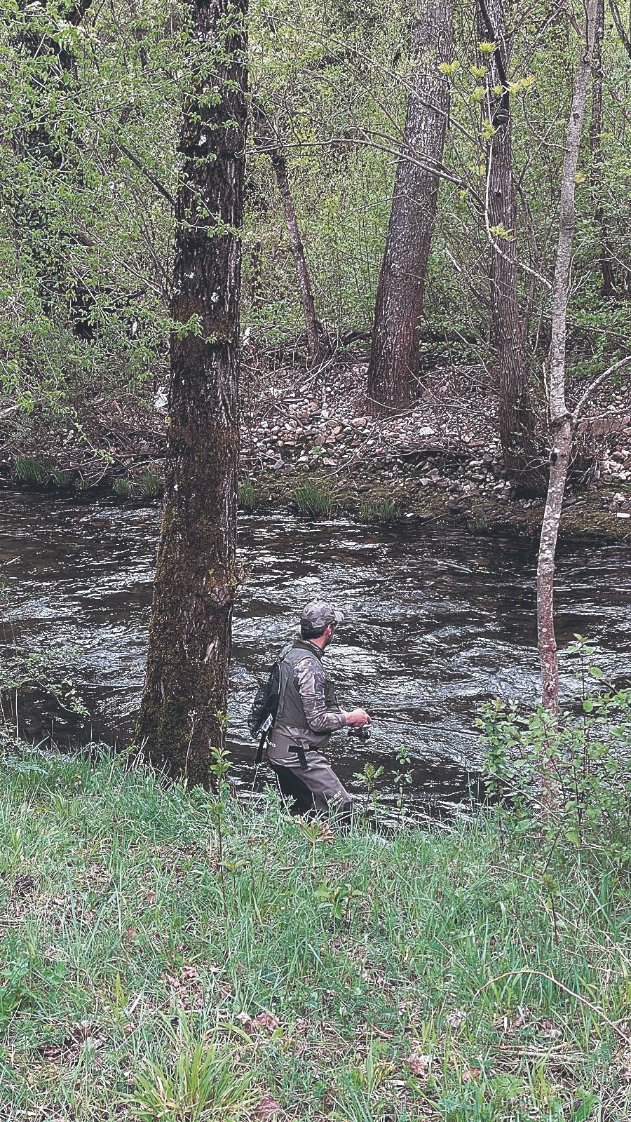 El río Órbigo y la pesca es uno de los principales atractivos del municipio SAÚL ARÉN