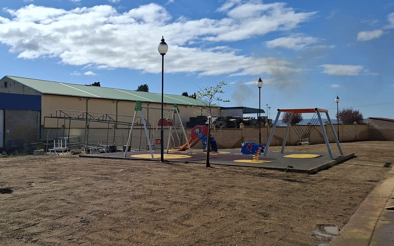 Una de las zonas infantiles instaladas en el nuevo parque. | L.N.C.
