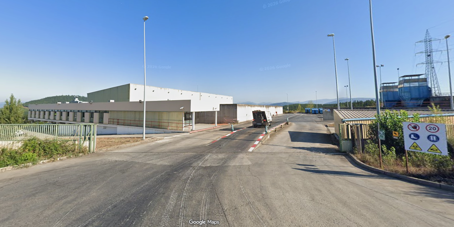 Imagen del Google Maps del Centro de Transferencias de Residuos ubicado en el polígono.