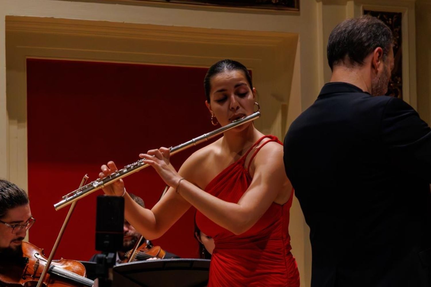 Ainoa González, con la orquesta Wiener Stadorcheste | CEDIDAS A L.N.C.