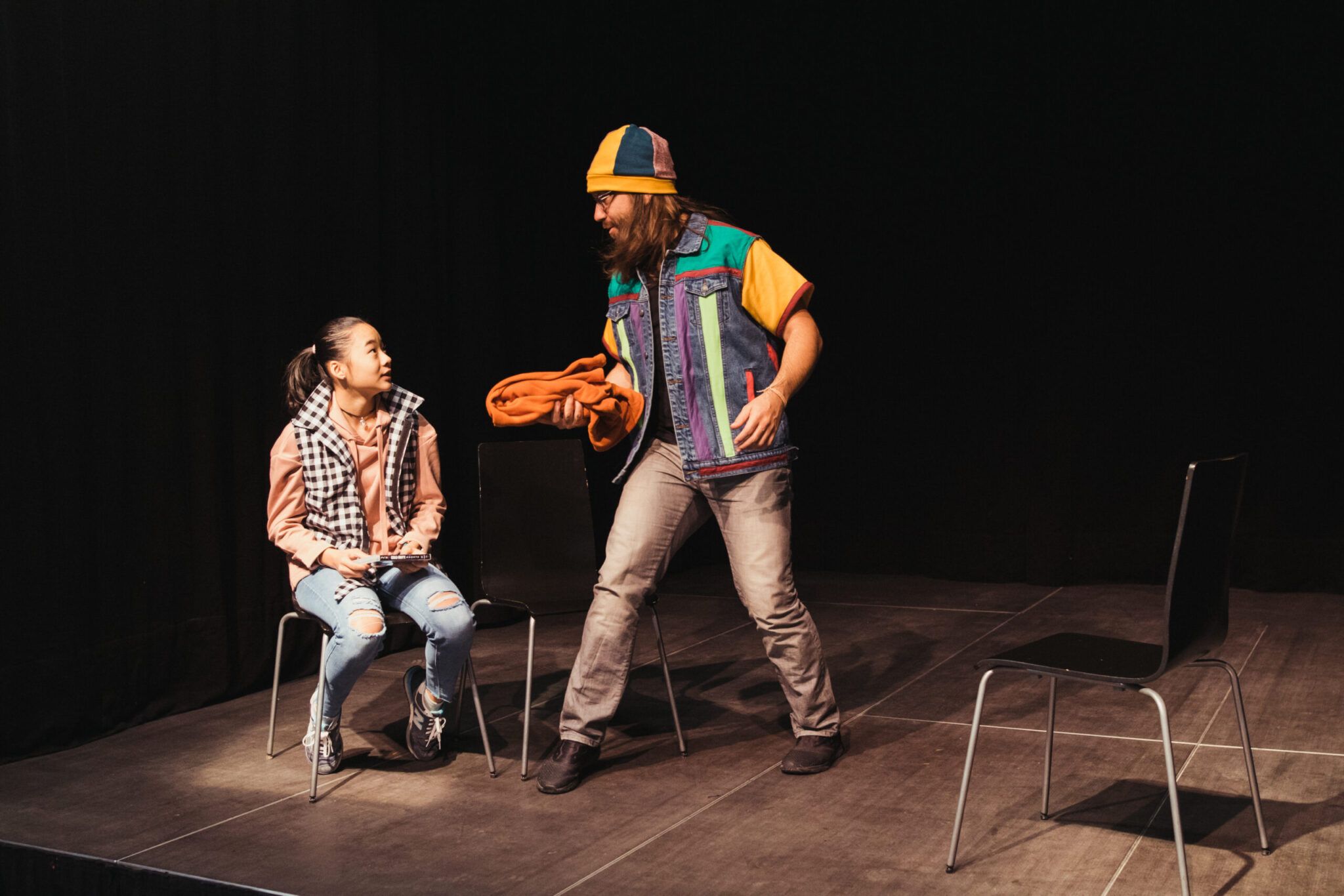 Representación teatral de 'En clase todos callan', de El Mar del Norte.