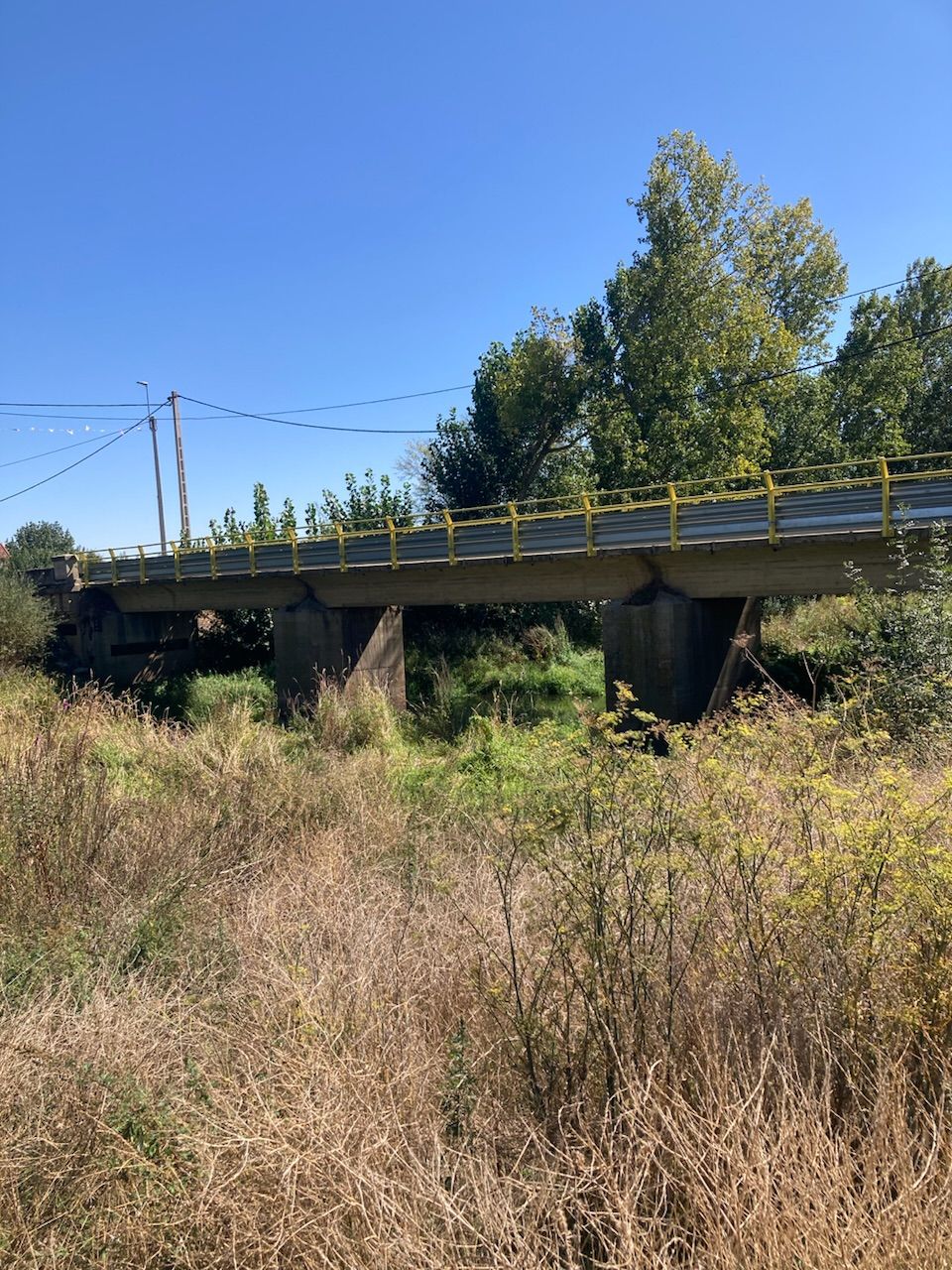 El puente se encuentra en una zona complicada. 