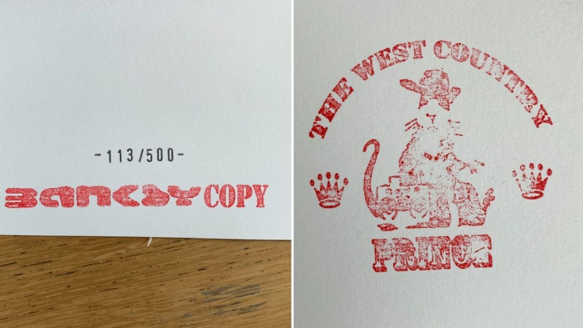 Los sellos que acreditan la autoría de West Country Prince (WFP).CEDIDA Los sellos que acreditan la autoría de West Country Prince (WFP).CEDIDA