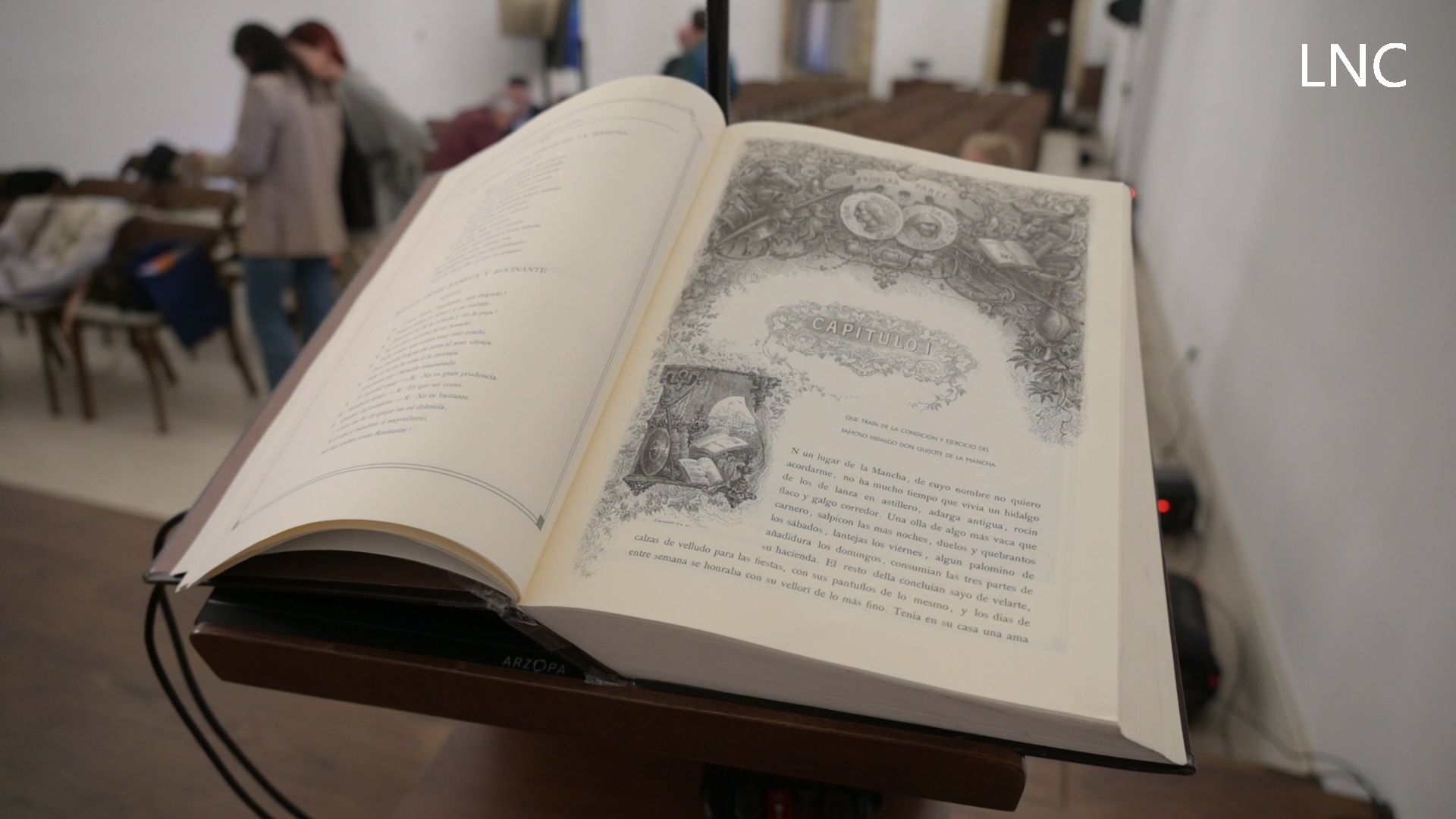 Lectura continuada de 'El Quijote' en San Isidoro