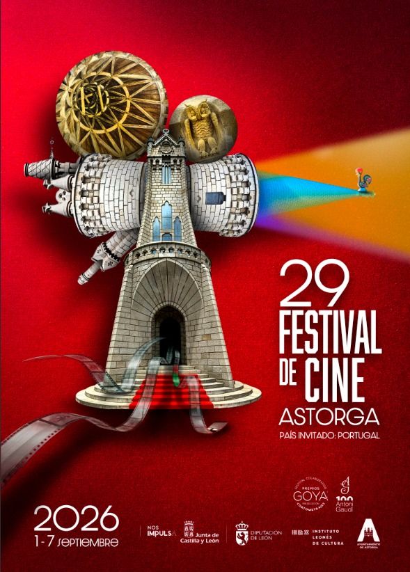 Cartel del 29º Festival de Cine de Astorga.