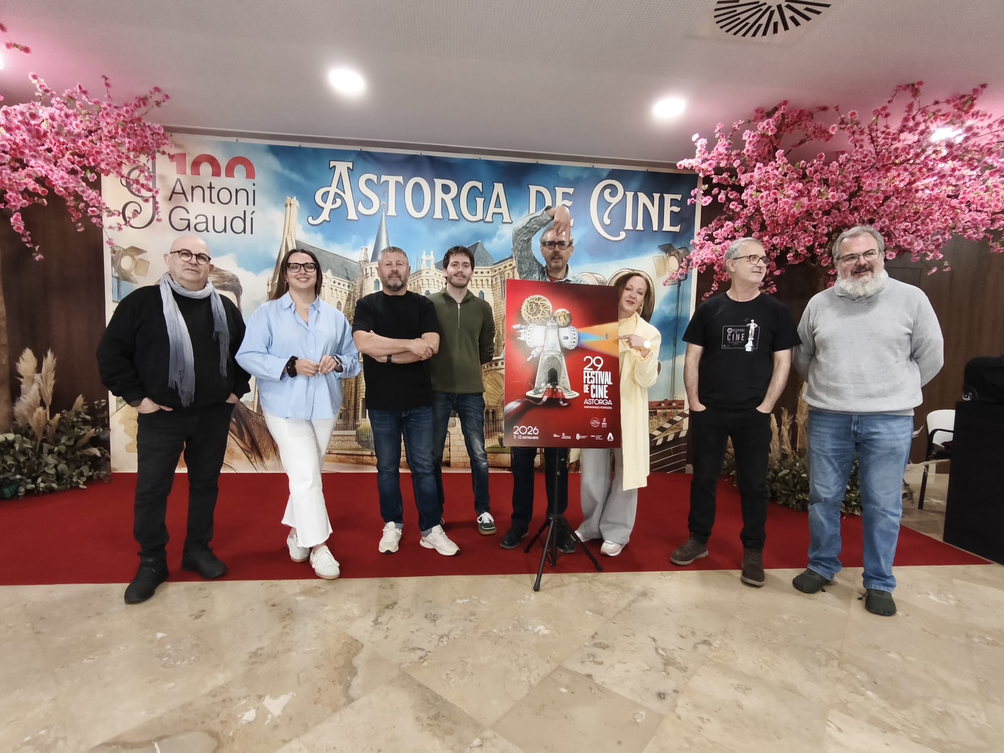 Presentación de la 29ª edición del Festival de Cine de Astorga este miércoles. | L.N.C.