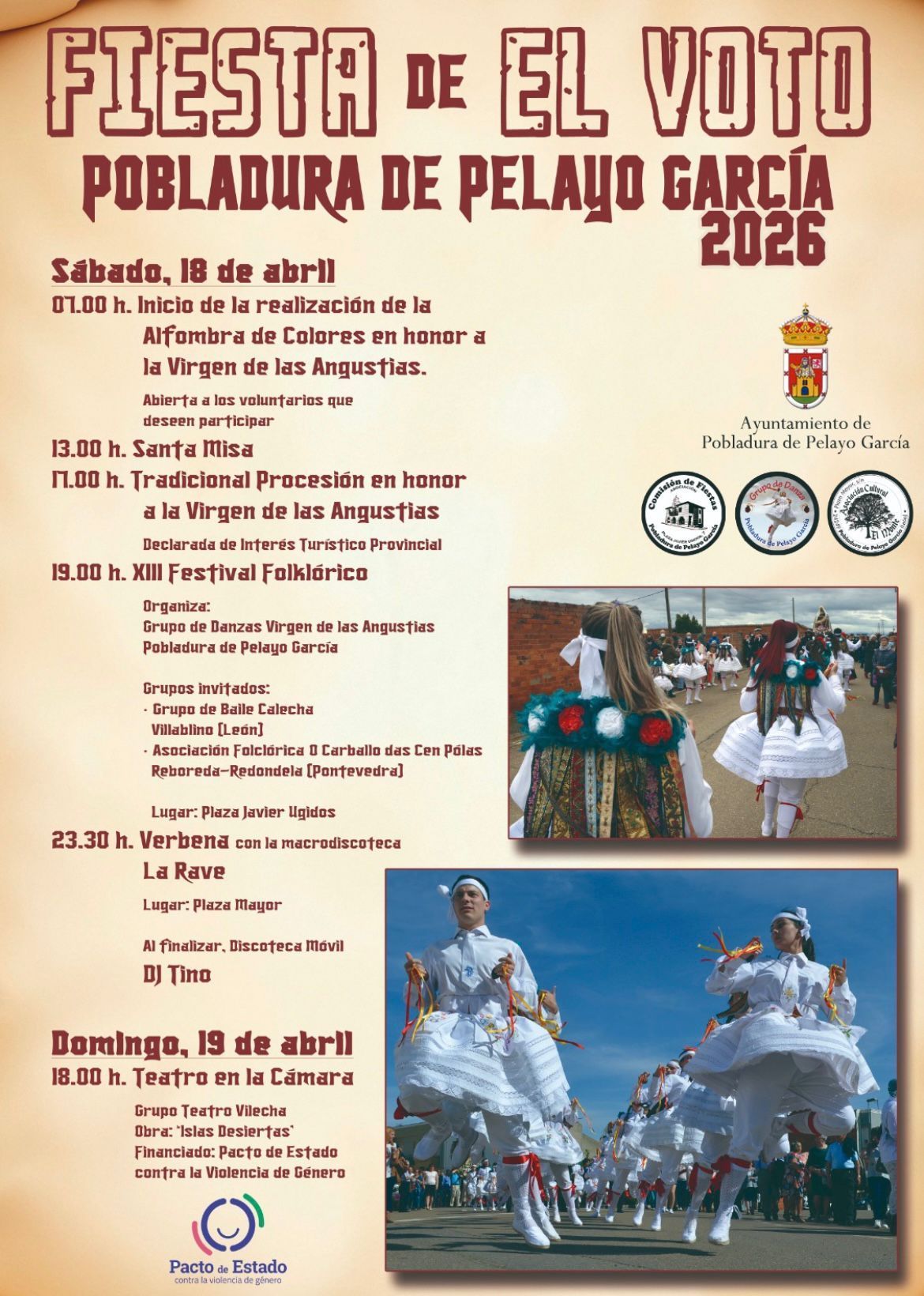 Cartel de la fiesta. | L.N.C.