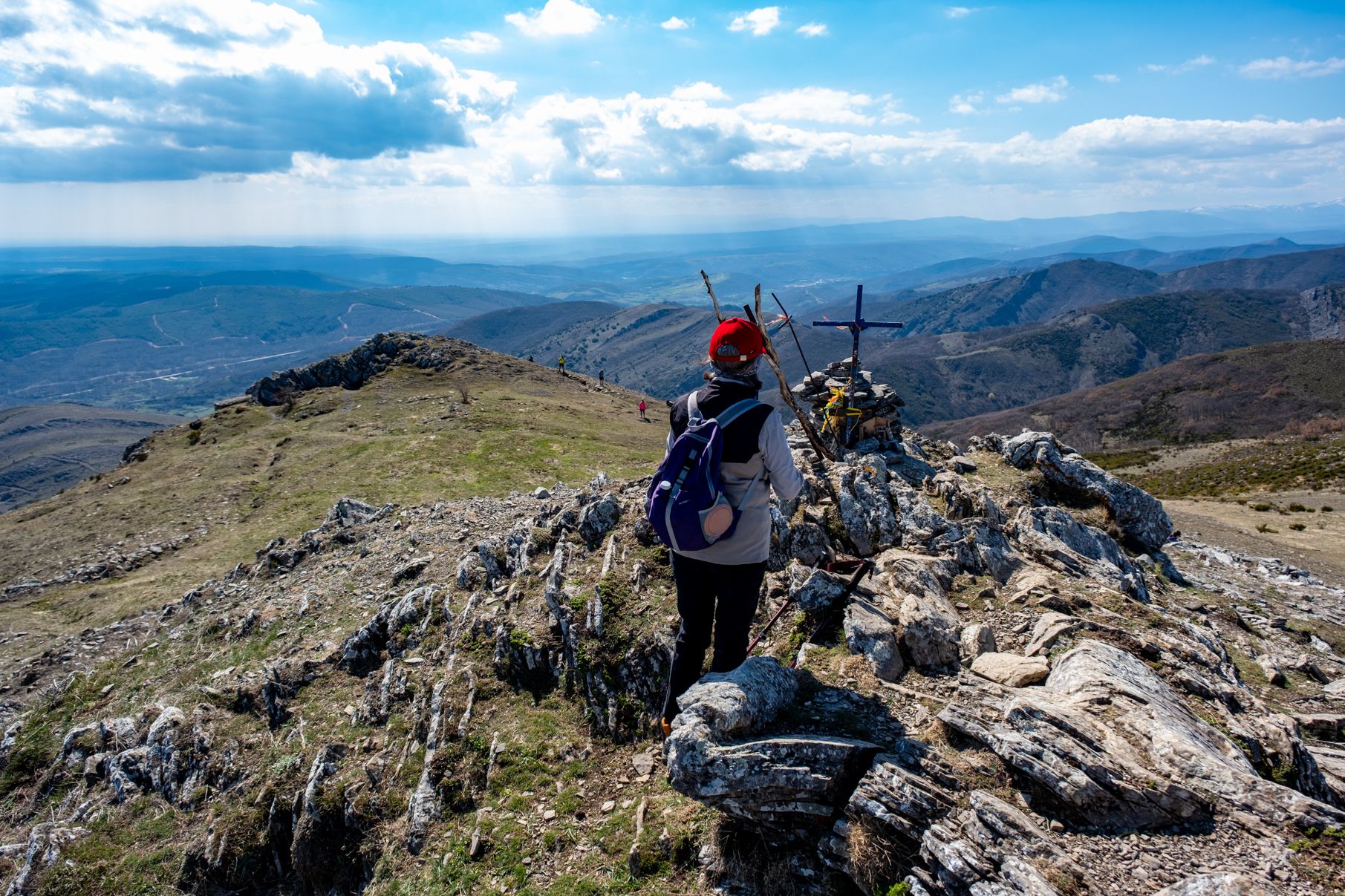 En la cumbre del Fontañán. | VICENTE GARCÍA