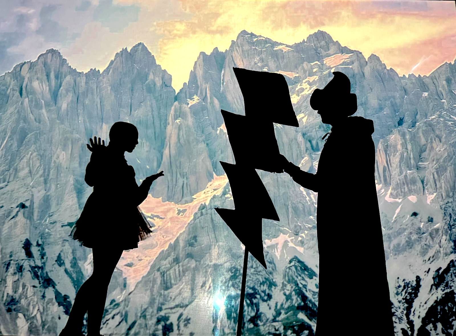 Así será el teatro de sombras que se representará el martes en los Maristas. | L.N.C.