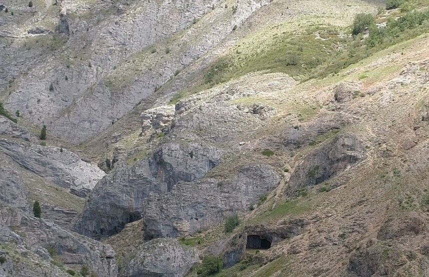 Detalle de la ruta de Los Calderones.