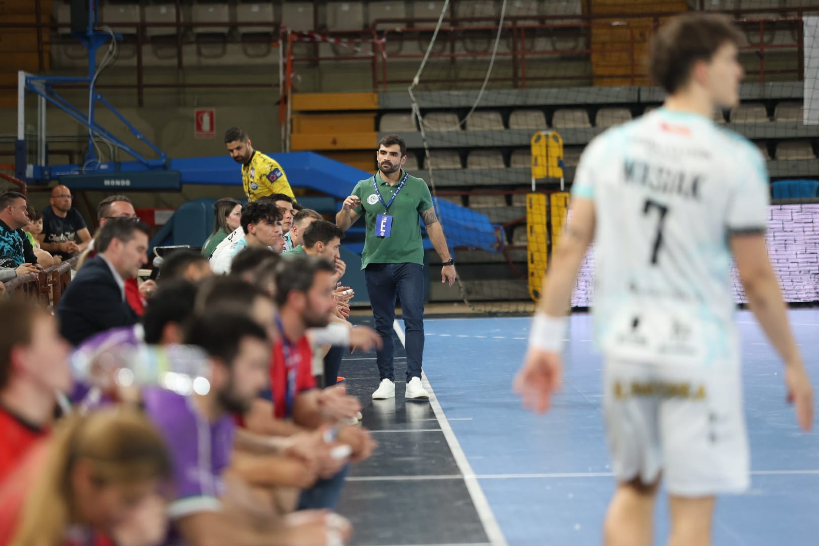 Diferentes momentos de la espectacular remontada del Ademar ante el Guadalajara. FERNANDO OTERO (4)
