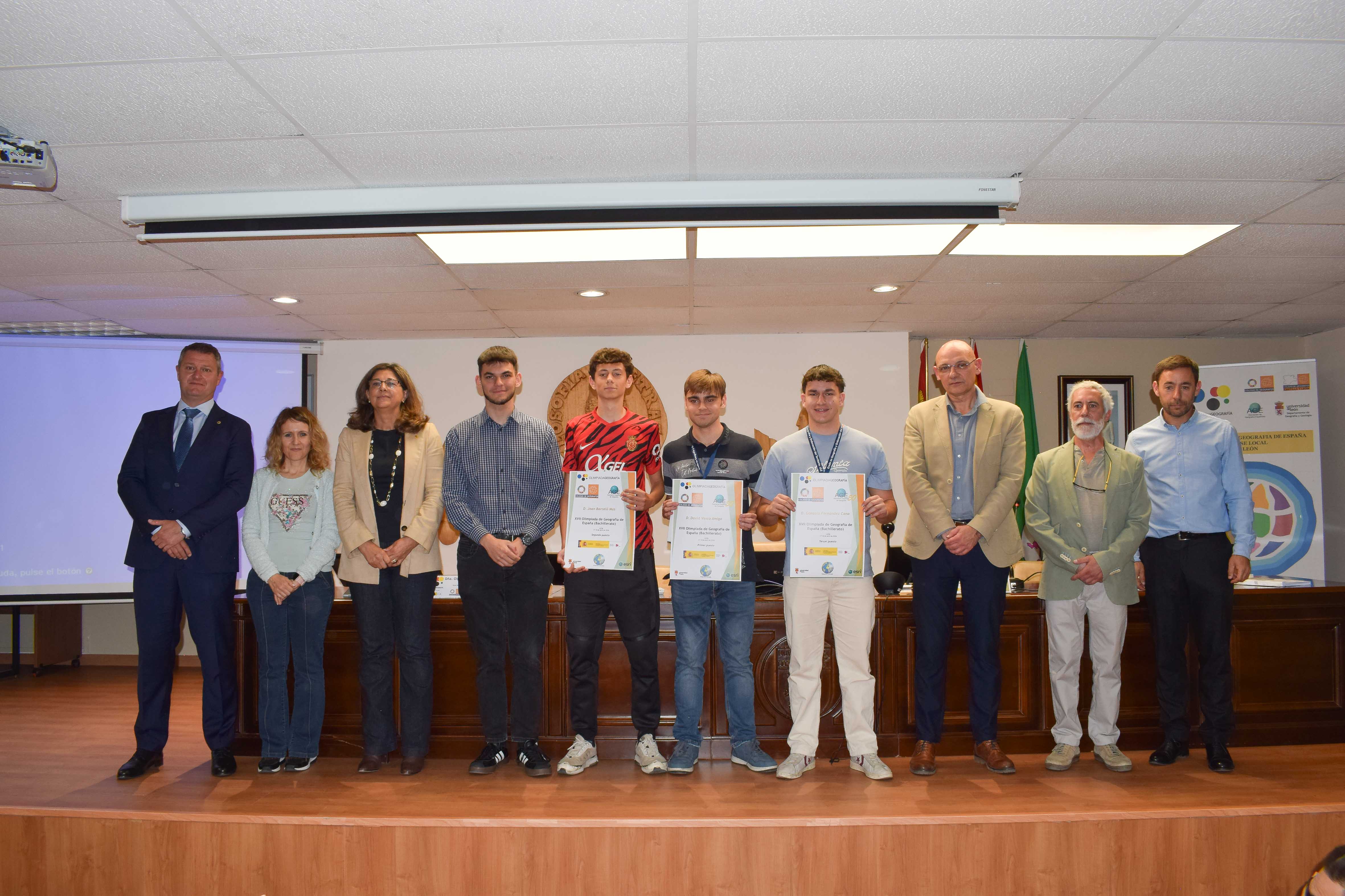 Olimpiada Nacional de Geografía de la Universidad de León (ULE). | L.N.C.