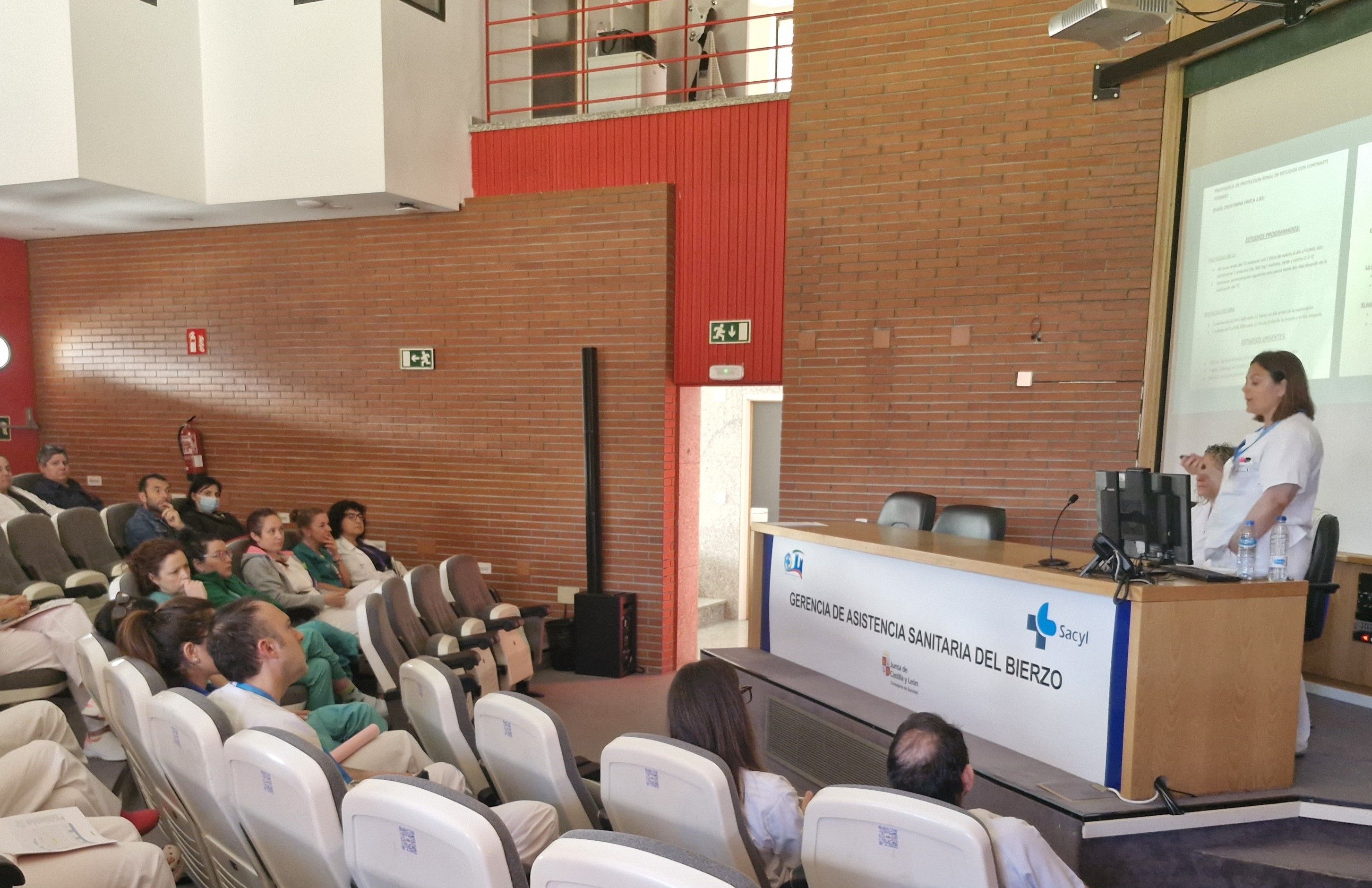 Primera sesión general de Enfermería de la Gasbi.