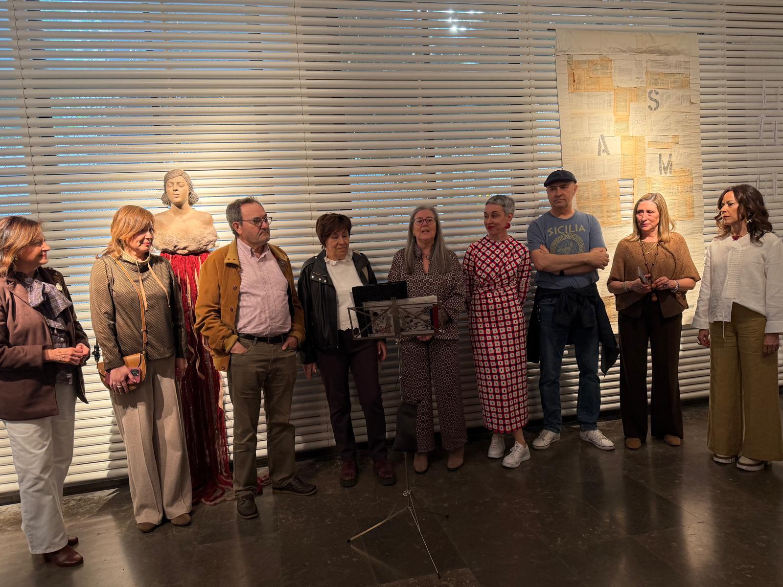 Un instante de la inauguración de la muestra en Sierra Pambley. | L.N.C.