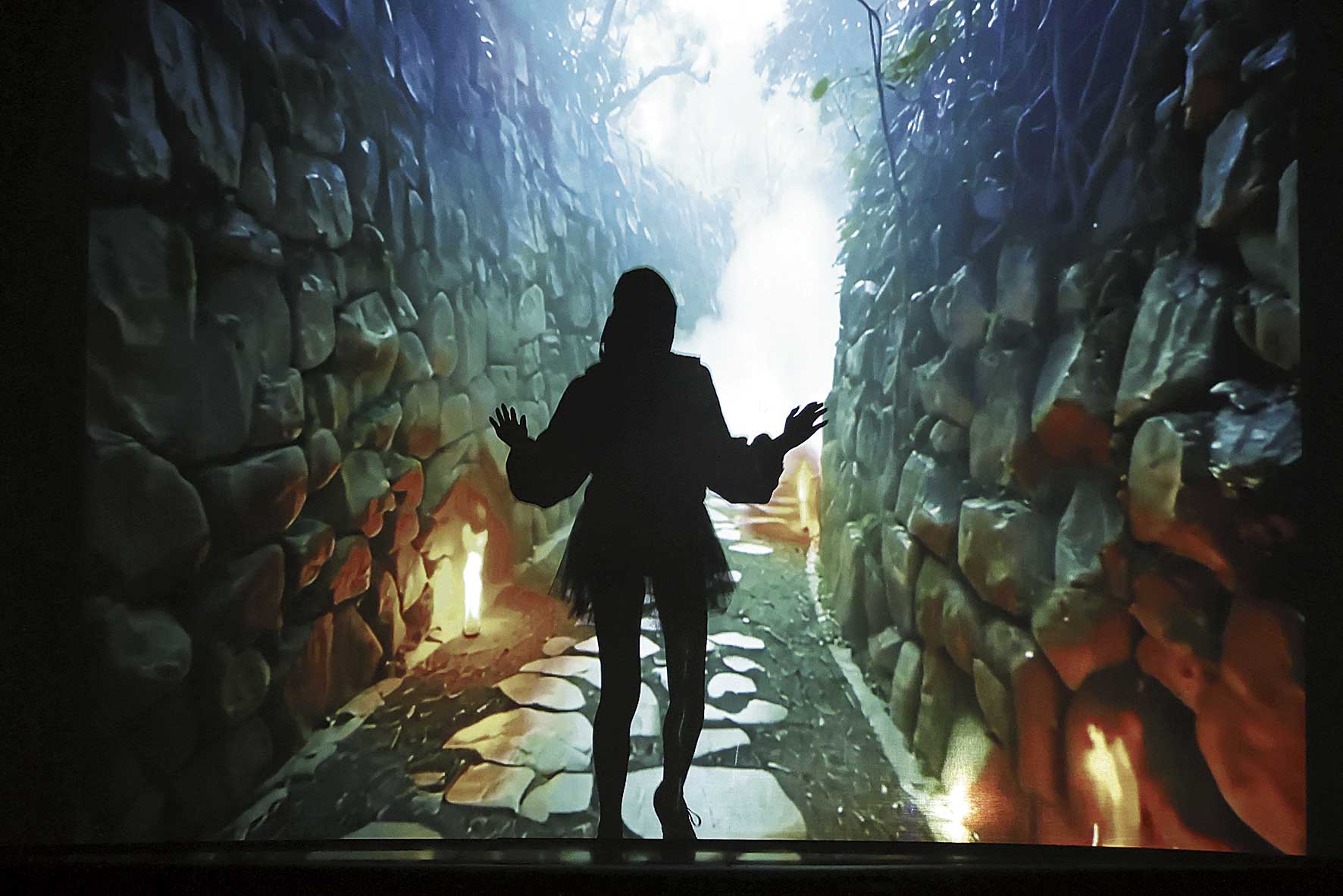 Un instante de la representación. | FERNANDO OTERO