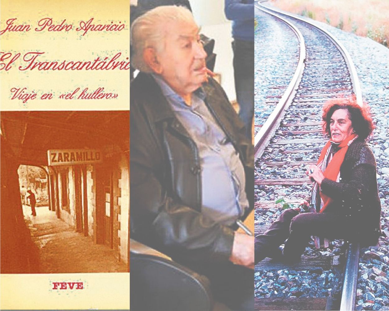El Transcantábrico de Aparicio;Gamoneda y una imagen cargada de simbología de uno de los libros de Jesús Díez.
