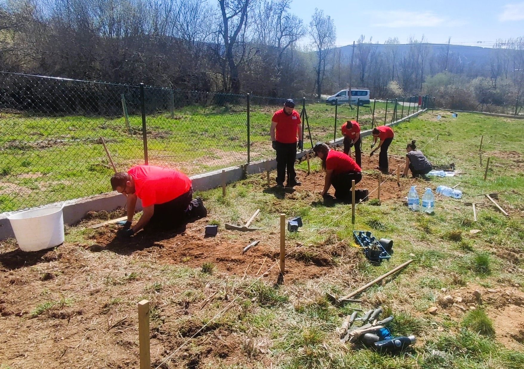 Parcela experimental en Quintana de Fuseros.