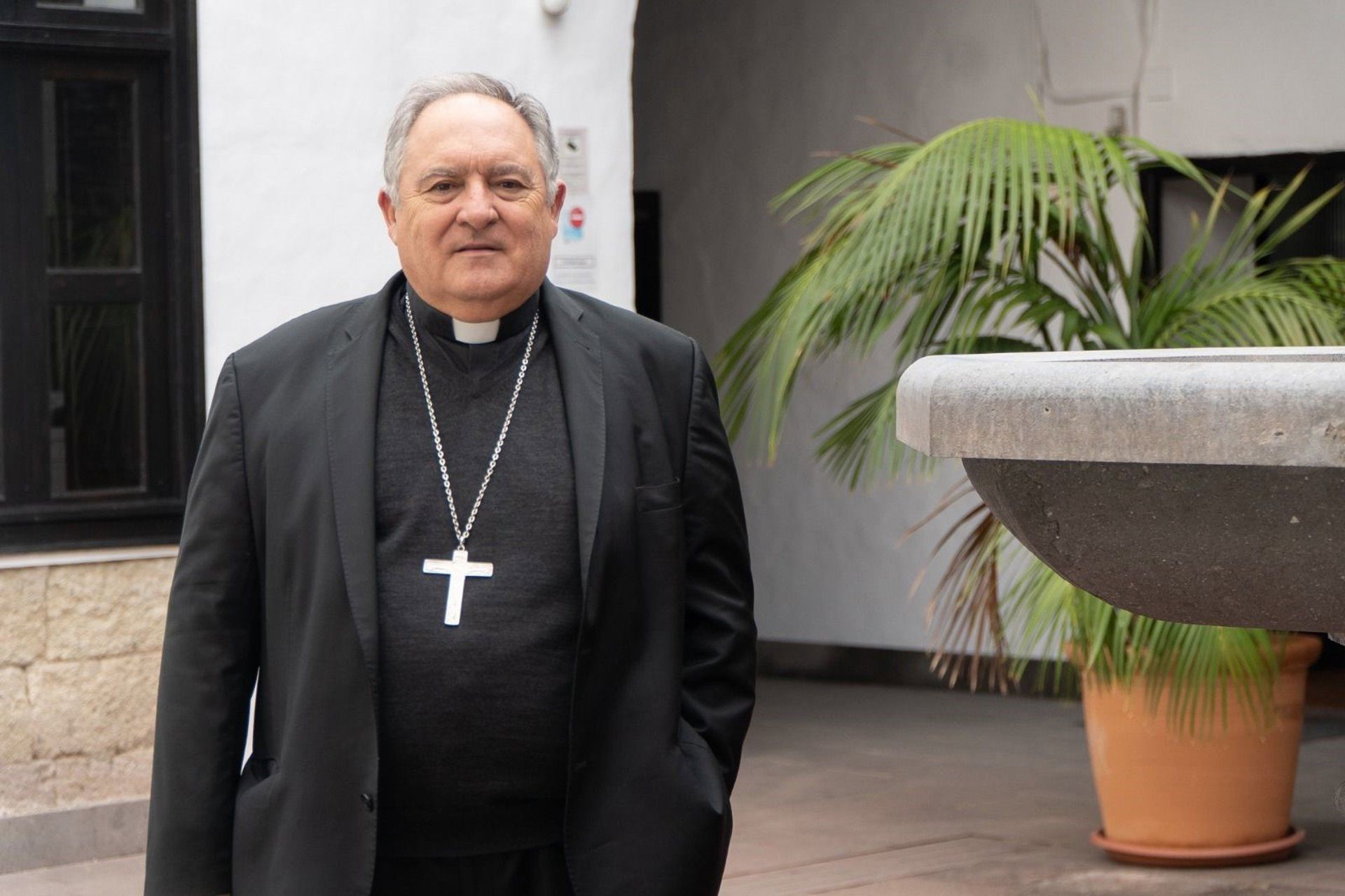 Archivo - El obispo de Canarias, José Mazuelos. | EUROPA PRESS