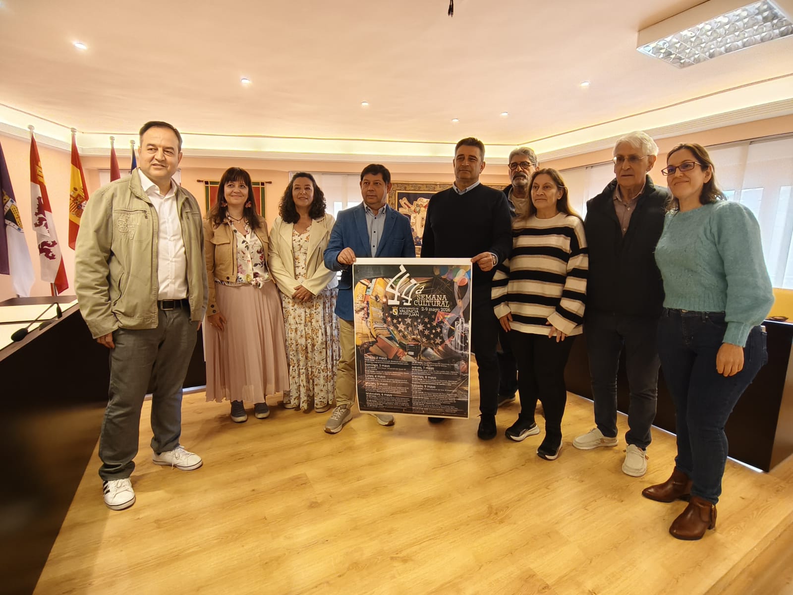 Presentación de la 44ª Semana Cultural de Valencia de Don Juan. | A. RODRÍGUEZ