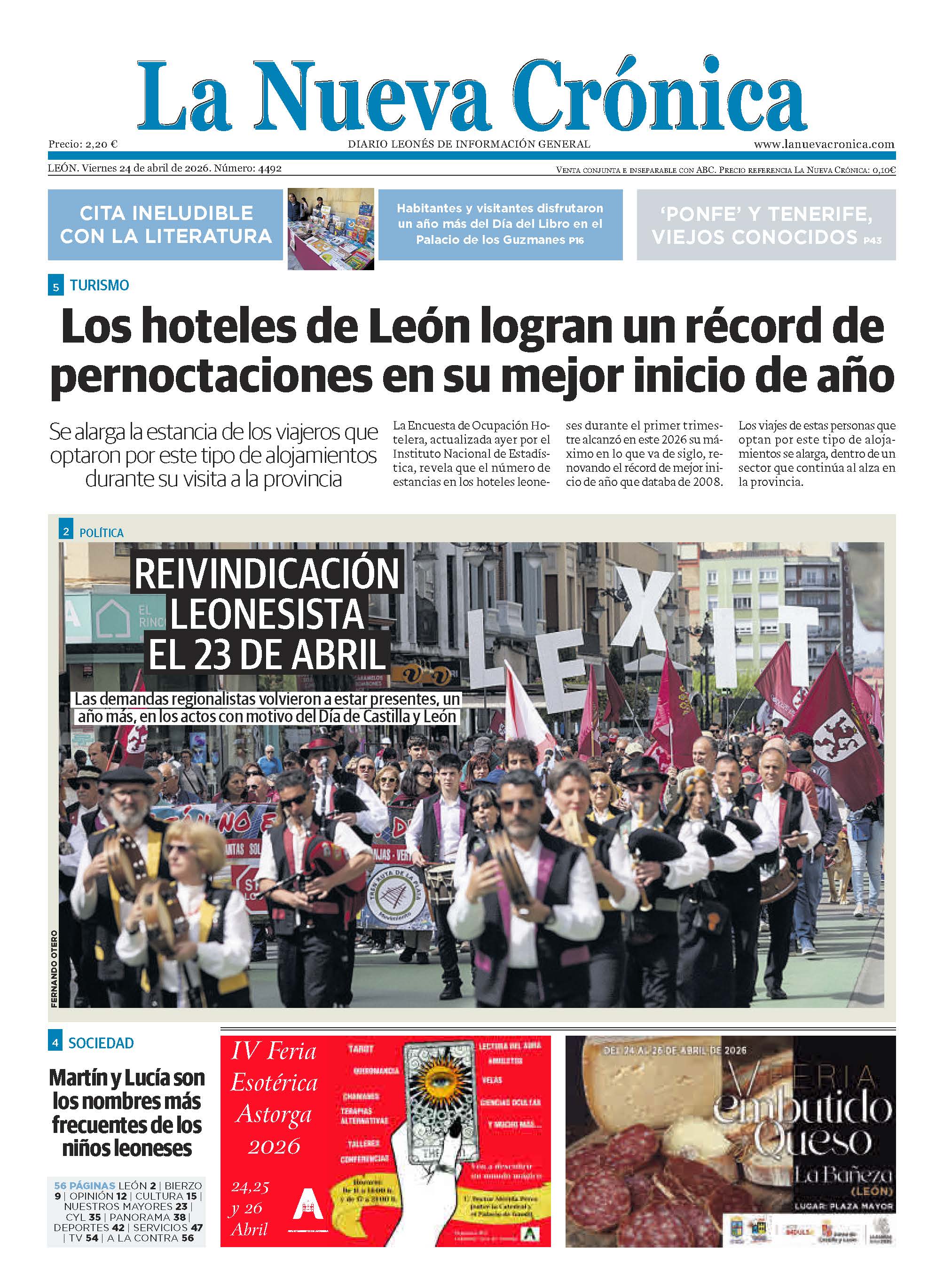 24 04 2026 La Nueva Crónica