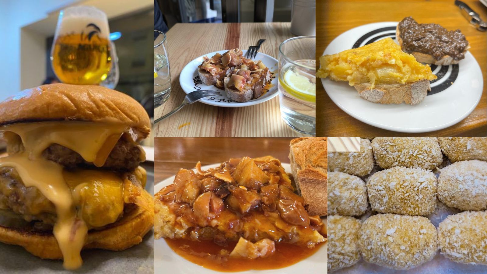 Algunas de las propuestas gastronómicas de La Banda Bar de León.