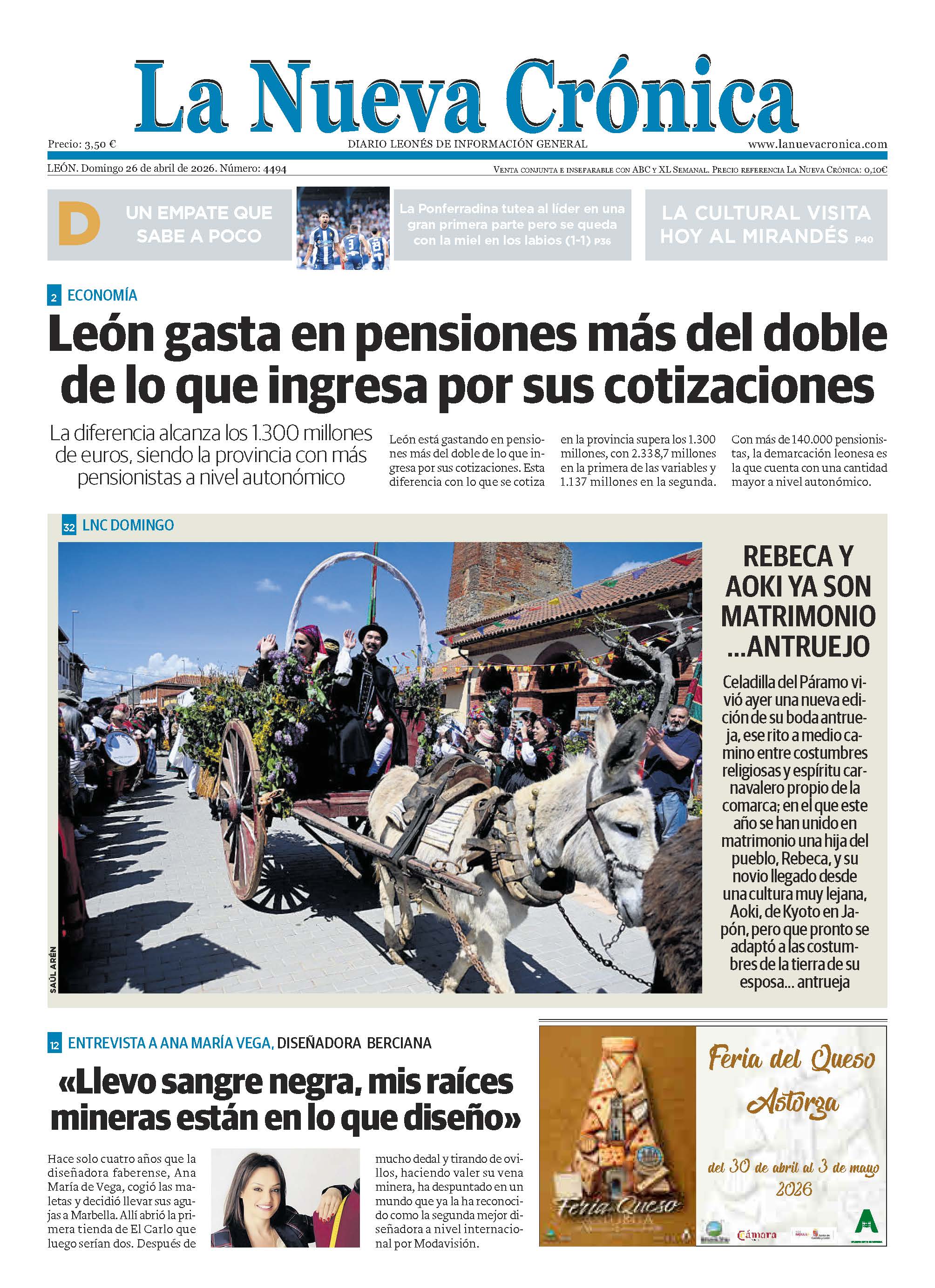 26 04 2026 La Nueva Crónica