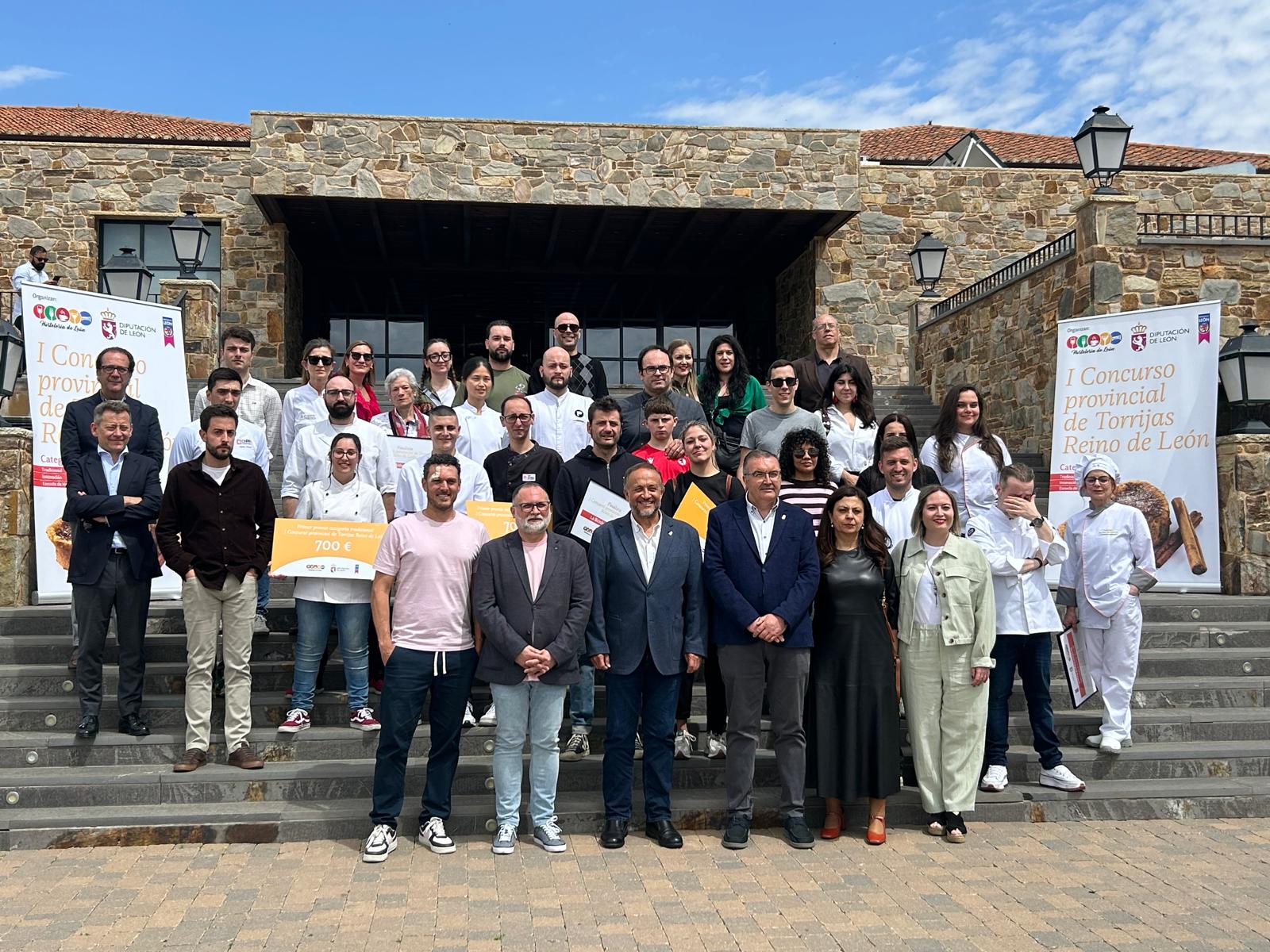 Un instante de la final del I Concurso Provincial de Torrijas Reino de León. L.N.C.
