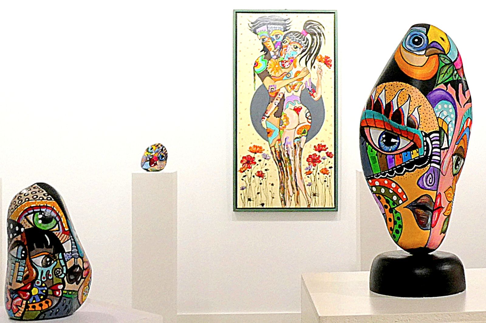 Una de las obras que forman parte de la exposición de Mirta Soravilla |L.N.C.